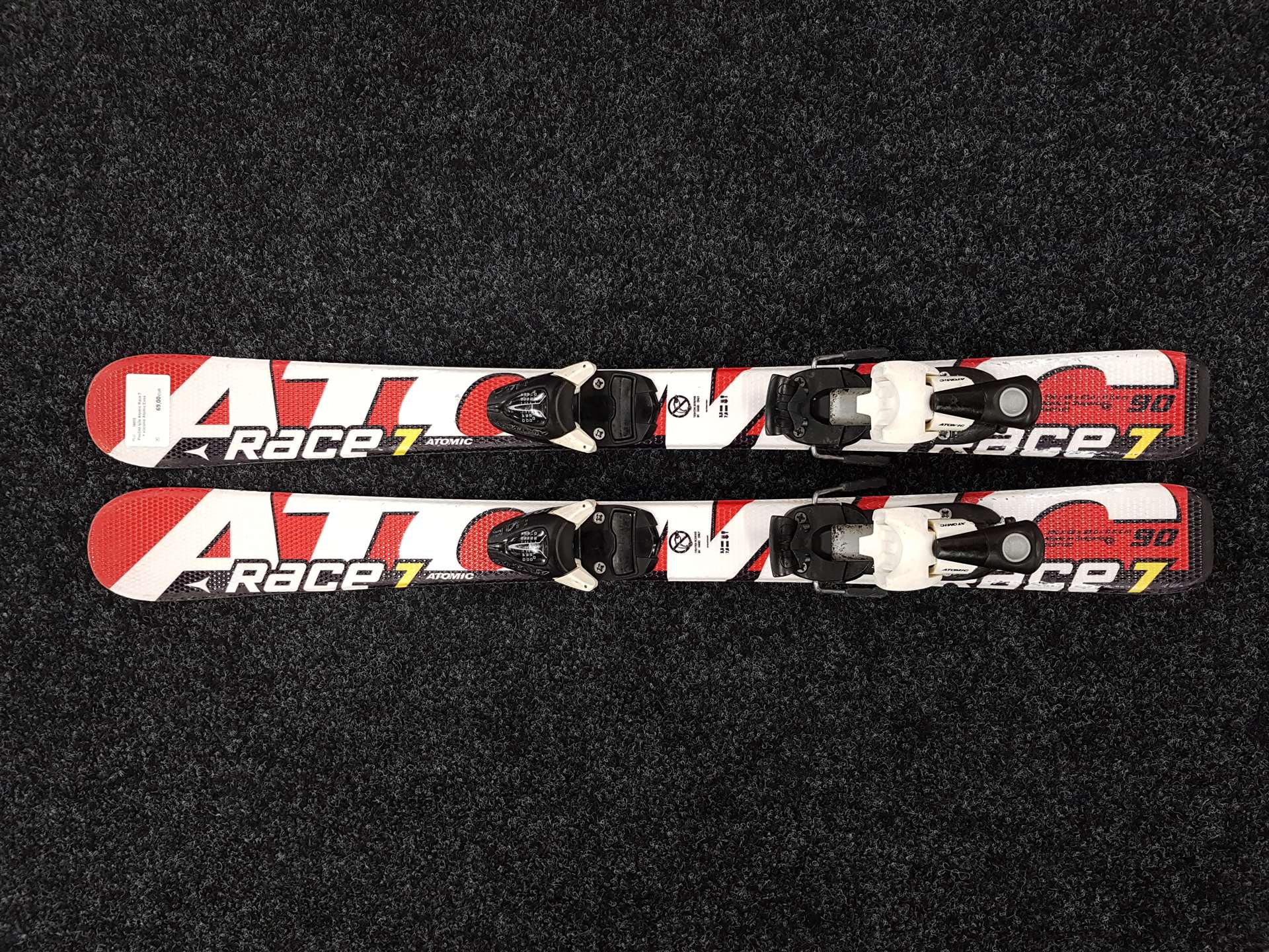 Použité lyže Atomic Race 7 + vázání Atomic Evox