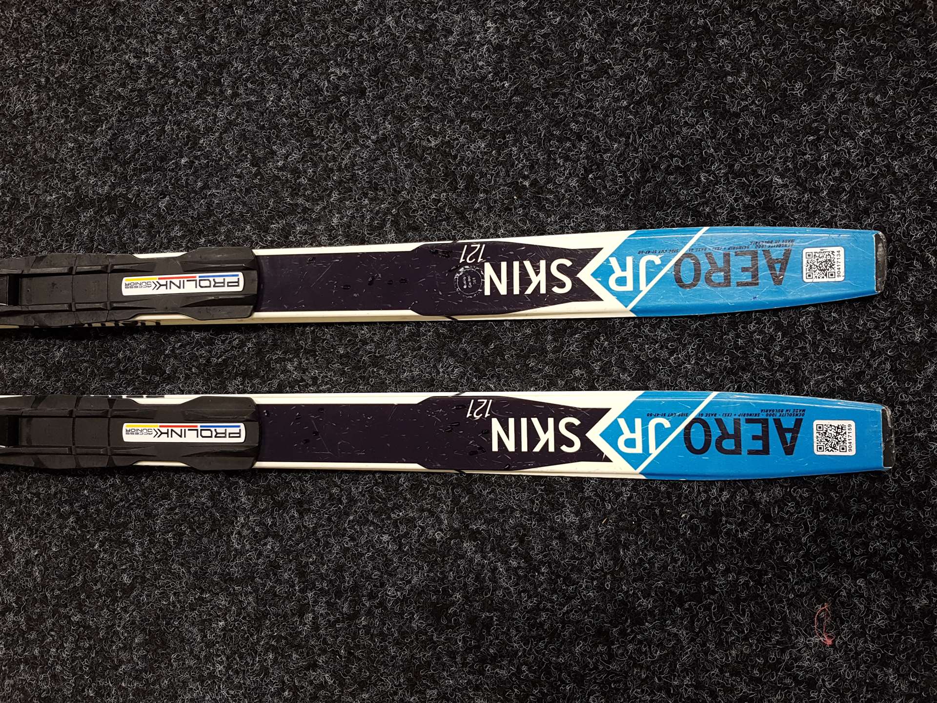 Gebrauchte Salomon Aero JR Skin Langlaufski + NNN-Bindungen Salomon