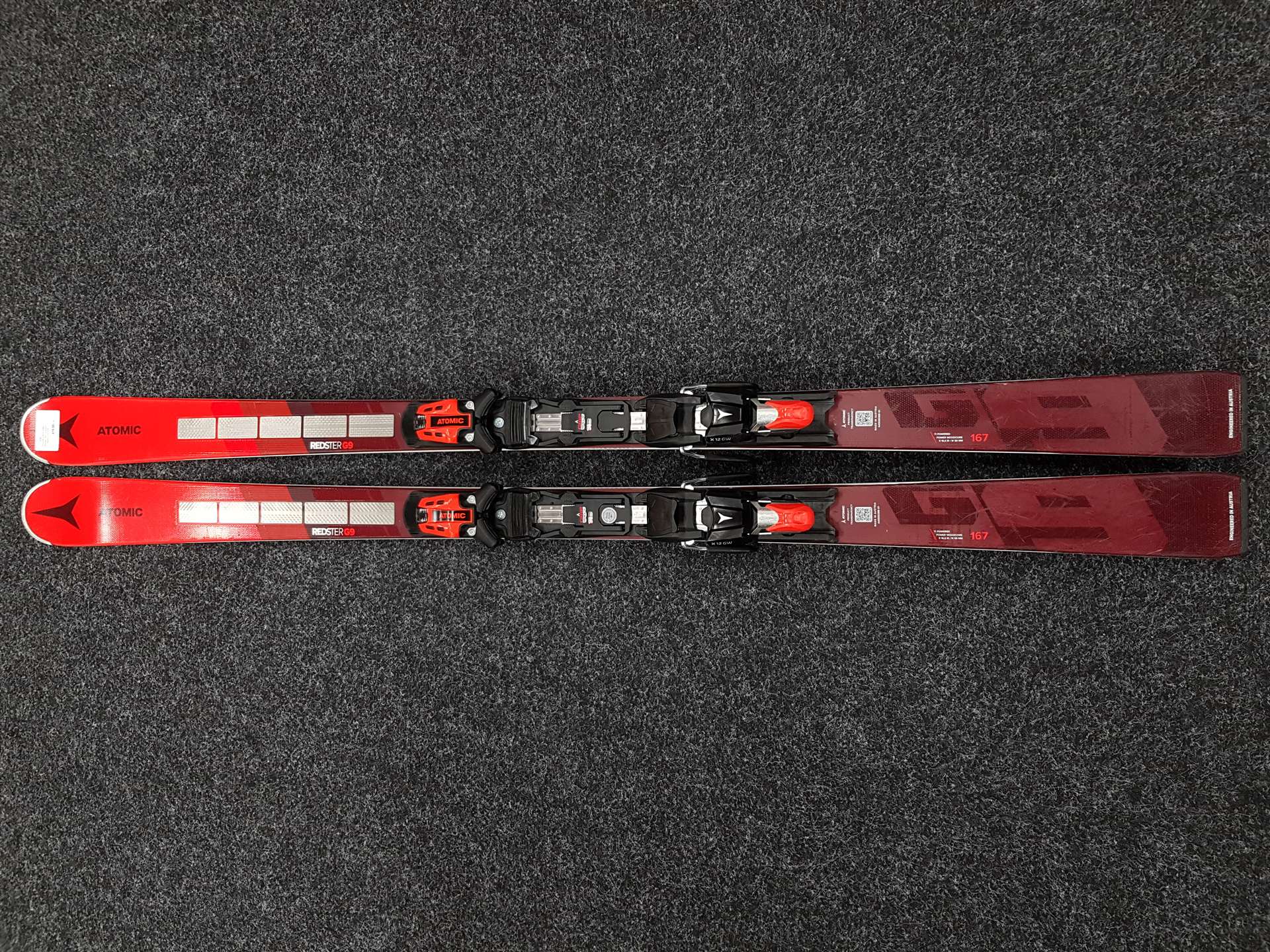 Używane narty ATOMIC Redster G9 + wiązania Atomic X12 GW