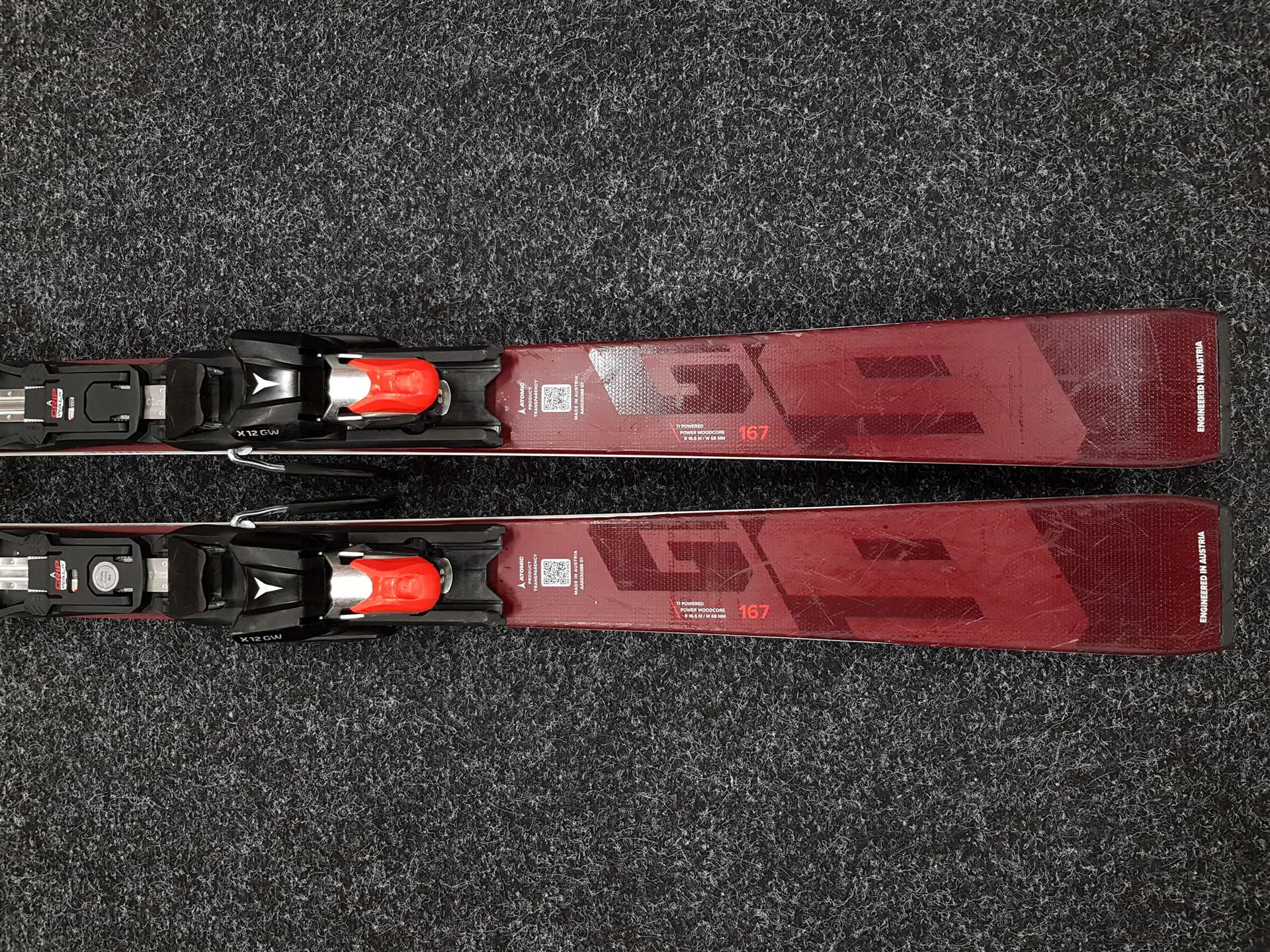 Używane narty ATOMIC Redster G9 + wiązania Atomic X12 GW