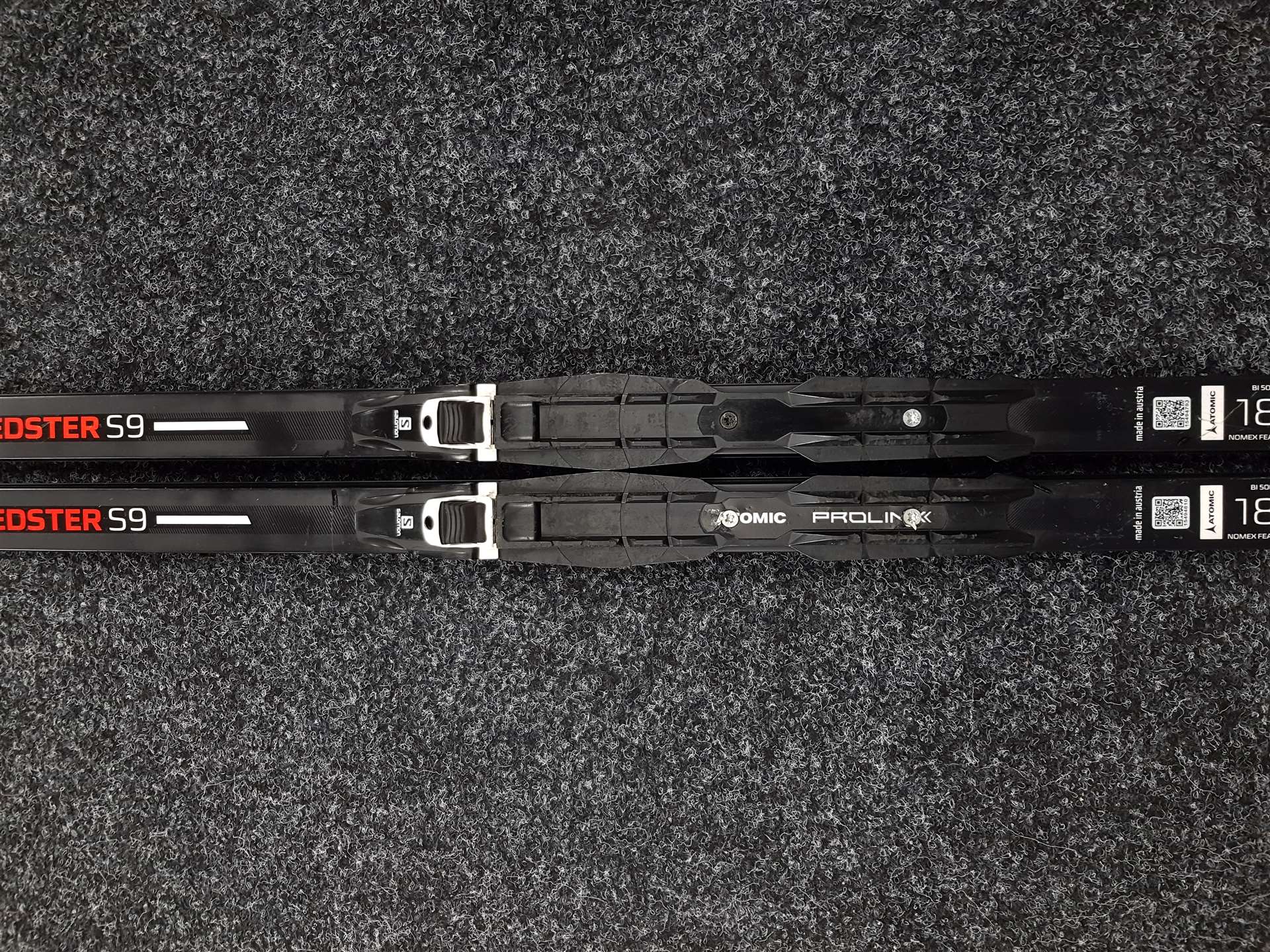 Schiuri de cross-country Atomic Redster S9 folosite + legături NNN Salomon Prolink