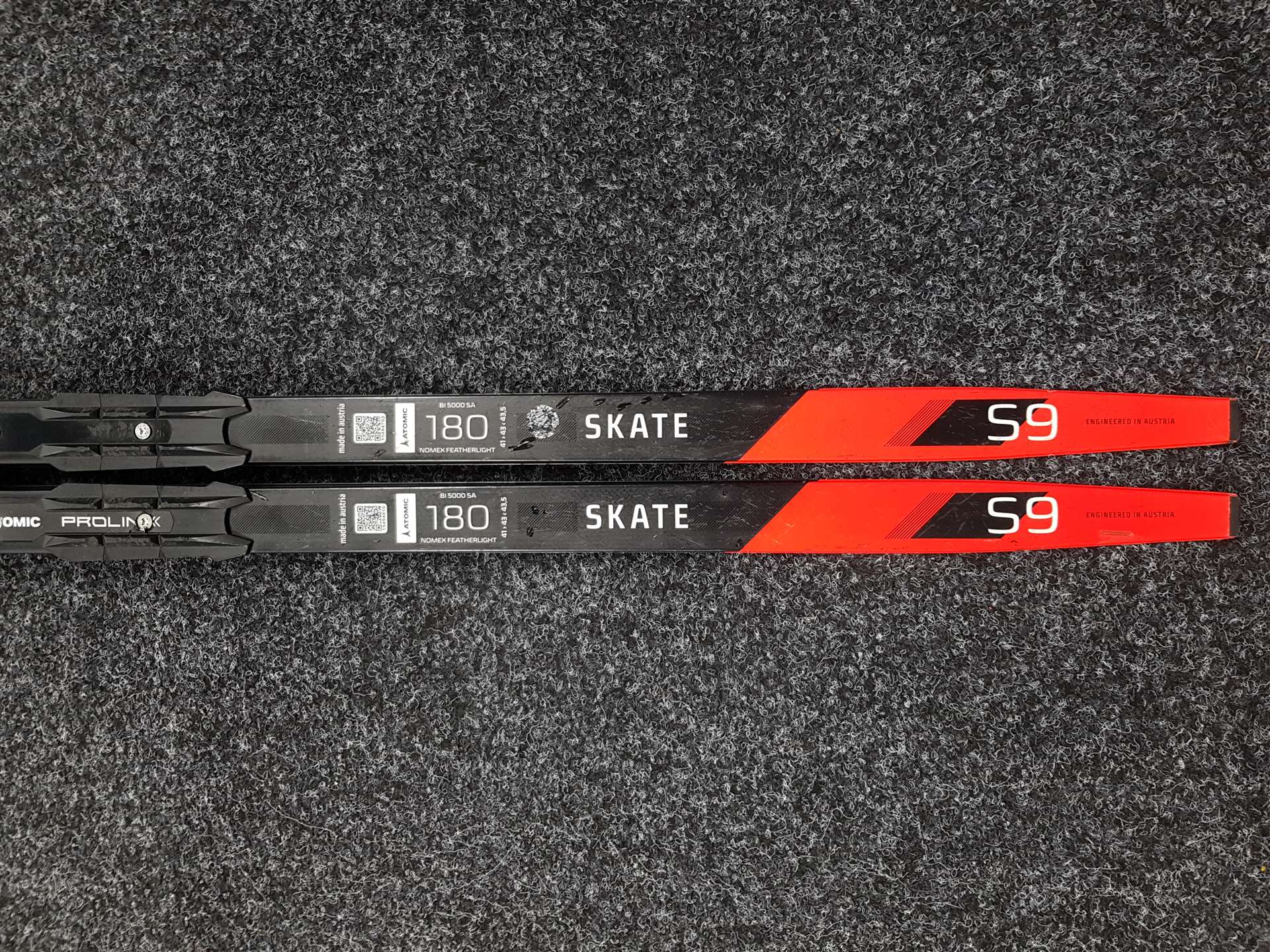 Schiuri de cross-country Atomic Redster S9 folosite + legături NNN Salomon Prolink