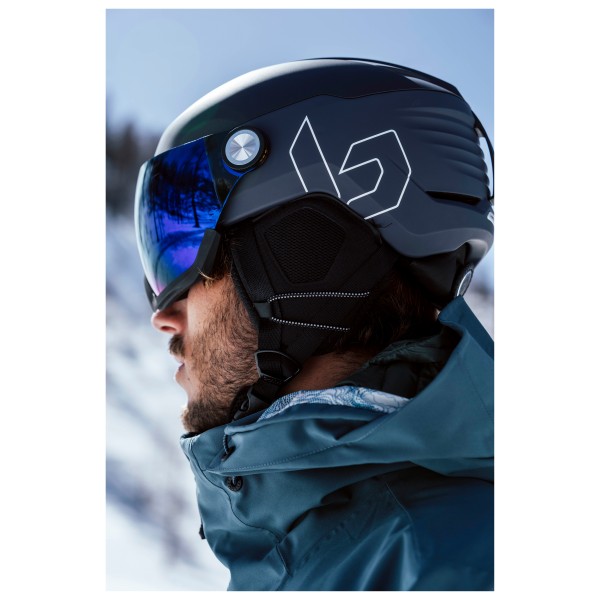 Fotochromowy - kask narciarski Bolle V-RYFT PURE Black Coal Matte