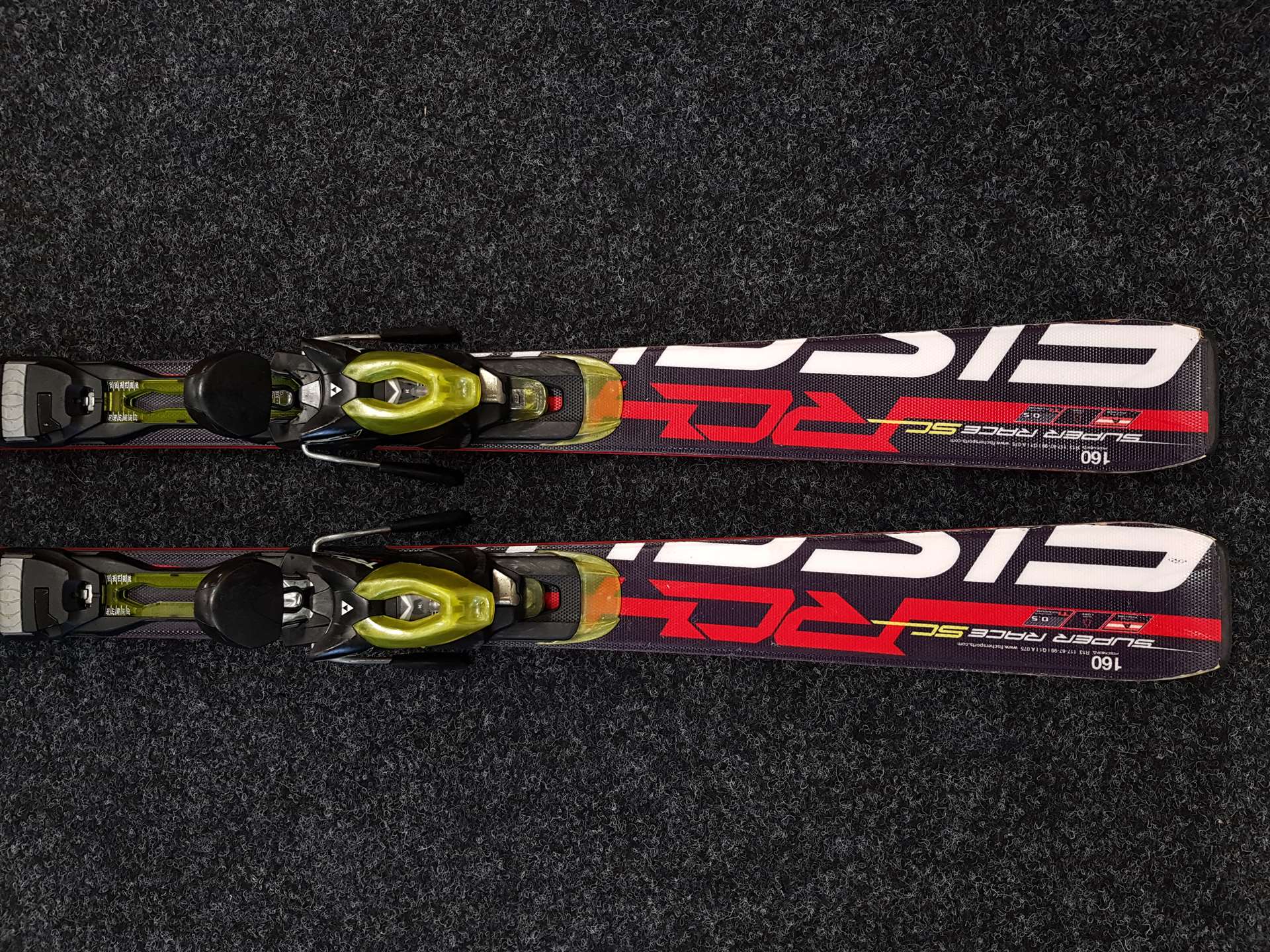 Použité lyže FISCHER SC Super Race RC4 + viazanie Fischer RC4 Z11