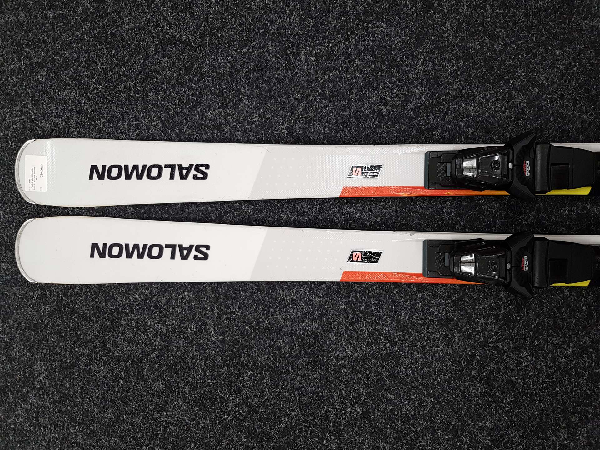 Esquís usados SALOMON S/MAX 24 + fijaciones Salomon M10