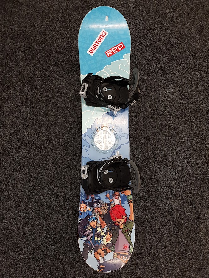 Deska snowboardowa Burton Chopper bazar + wiązania Firefly C2 w rozmiarze S