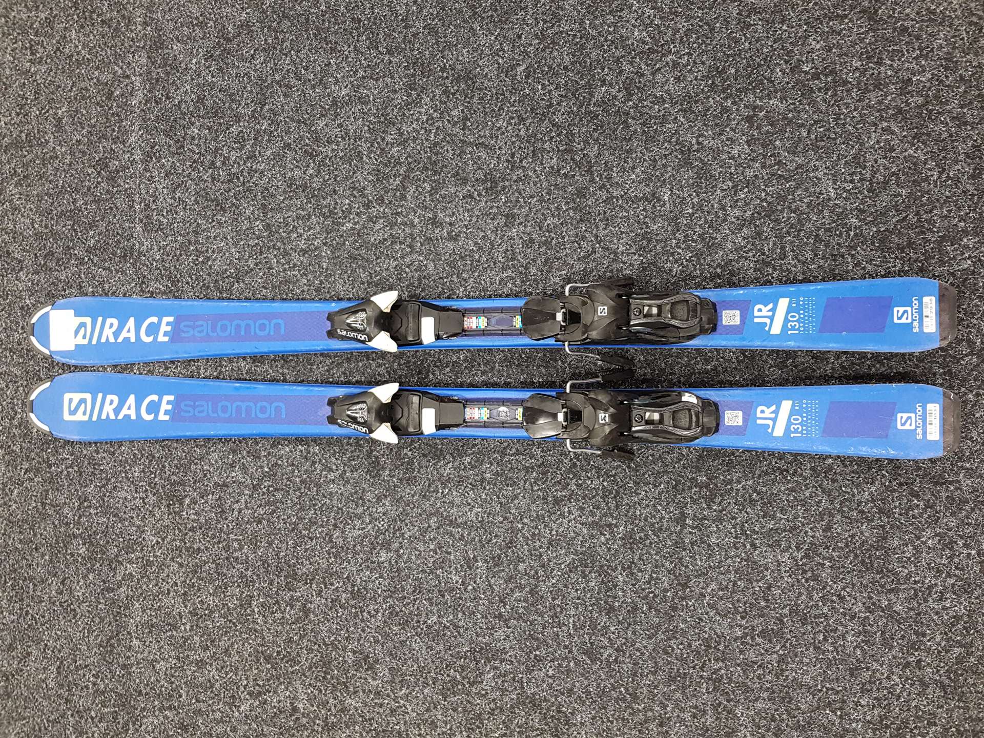 Použité detské lyže SALOMON S/RACE JR + viazanie Salomon 7