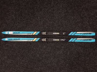 Skis de fond SPORTEN Favorit JR d'occasion + fixations Salomon NNN