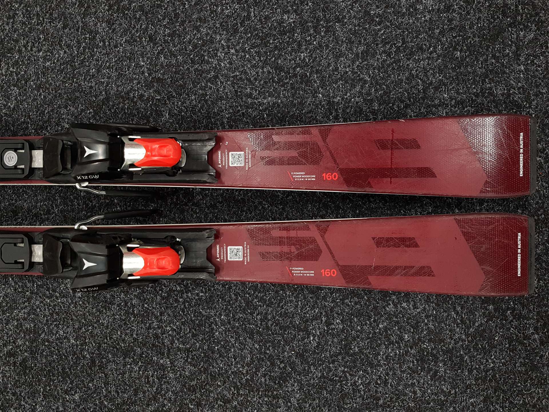 Sci usati ATOMIC Redster S9 + attacchi Atomic X12 GW