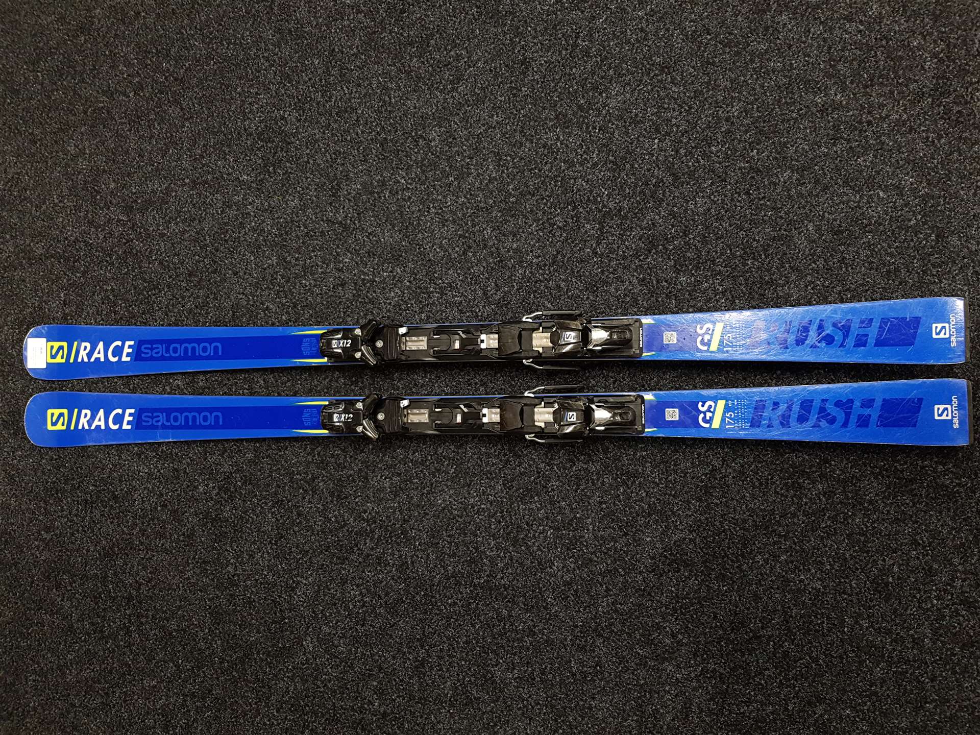 Skis Salomon S/Race Rush GS d'occasion + fixations Salomon X12