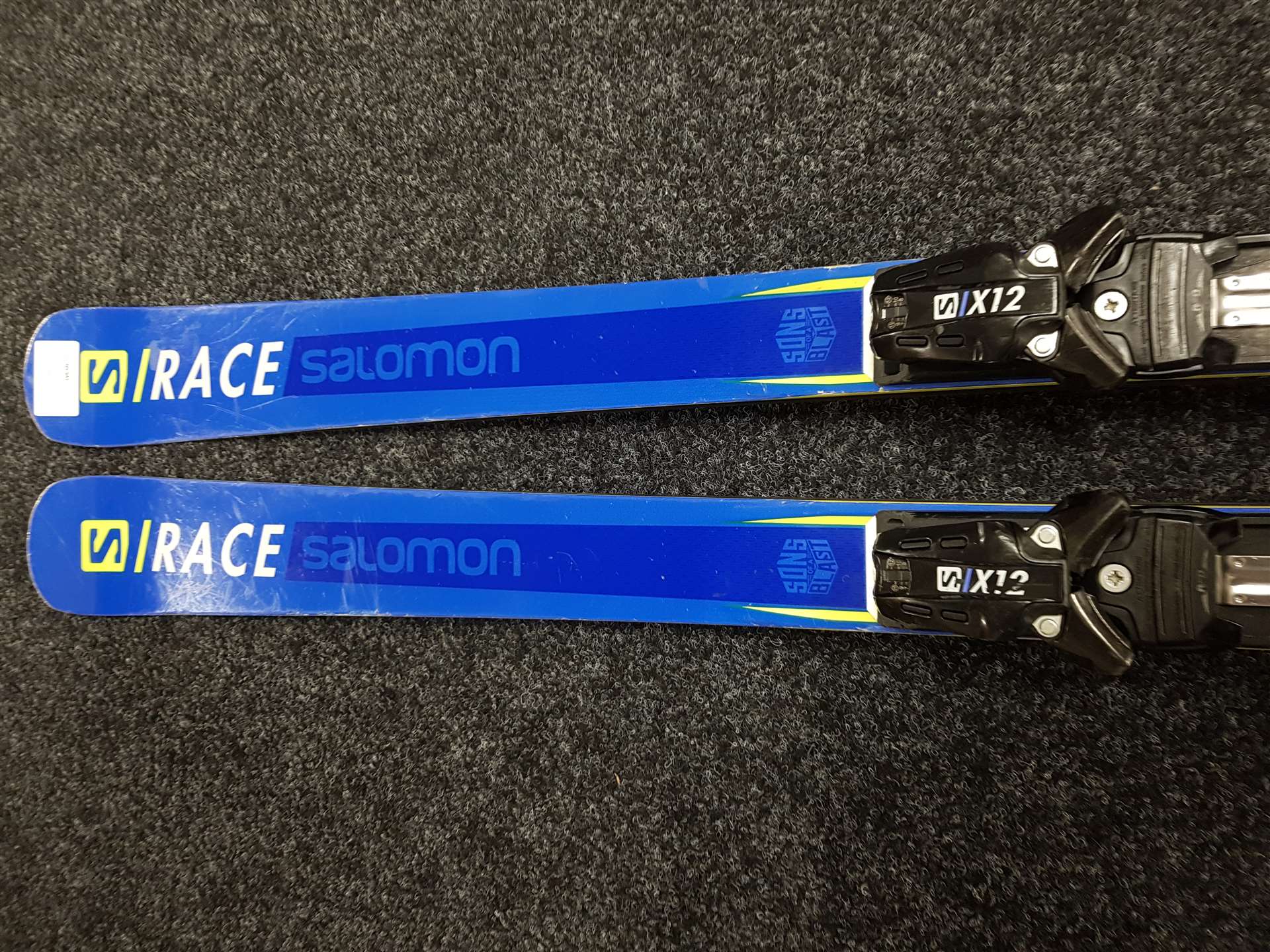 Skis Salomon S/Race Rush GS d'occasion + fixations Salomon X12
