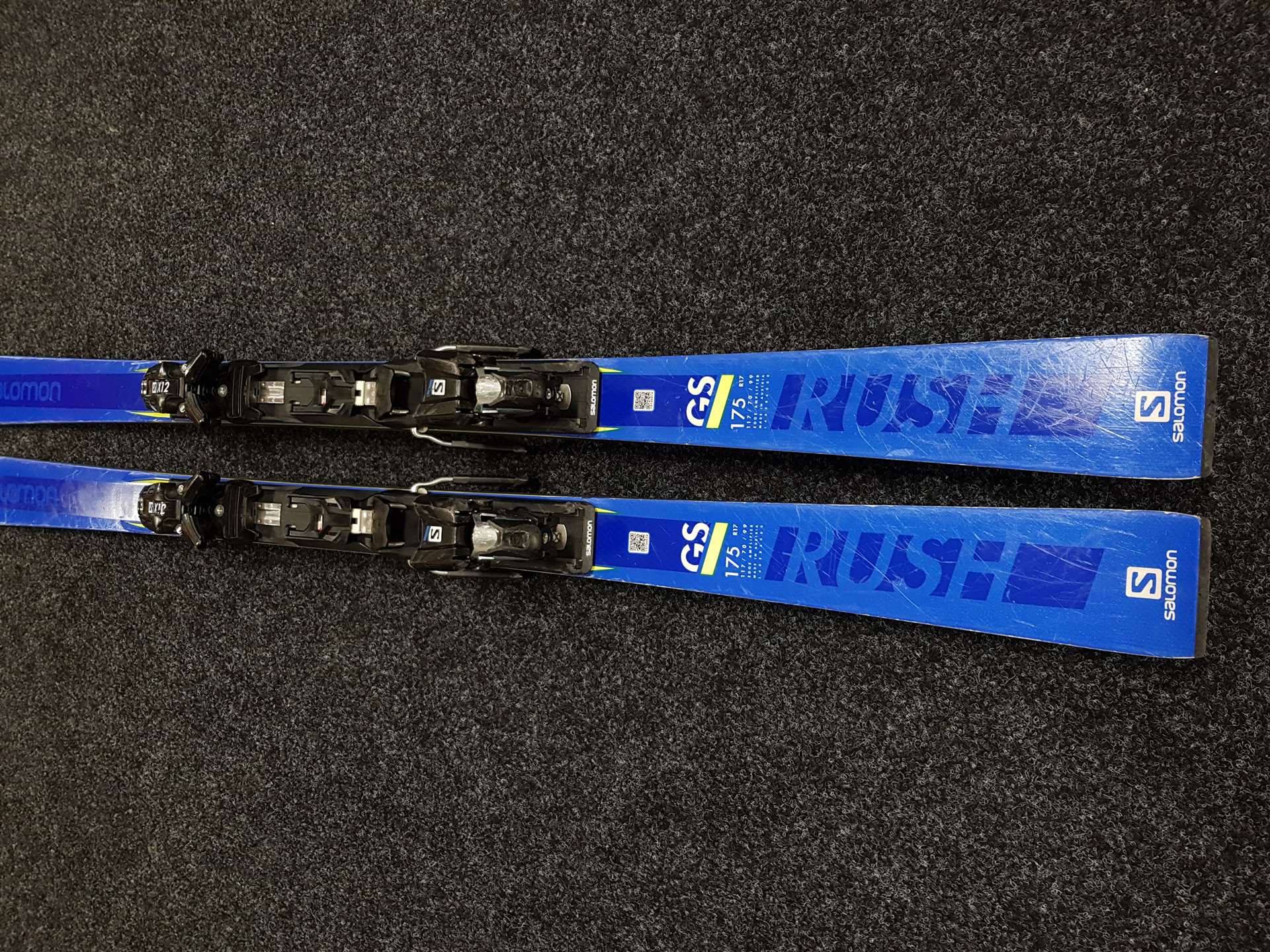 Skis Salomon S/Race Rush GS d'occasion + fixations Salomon X12