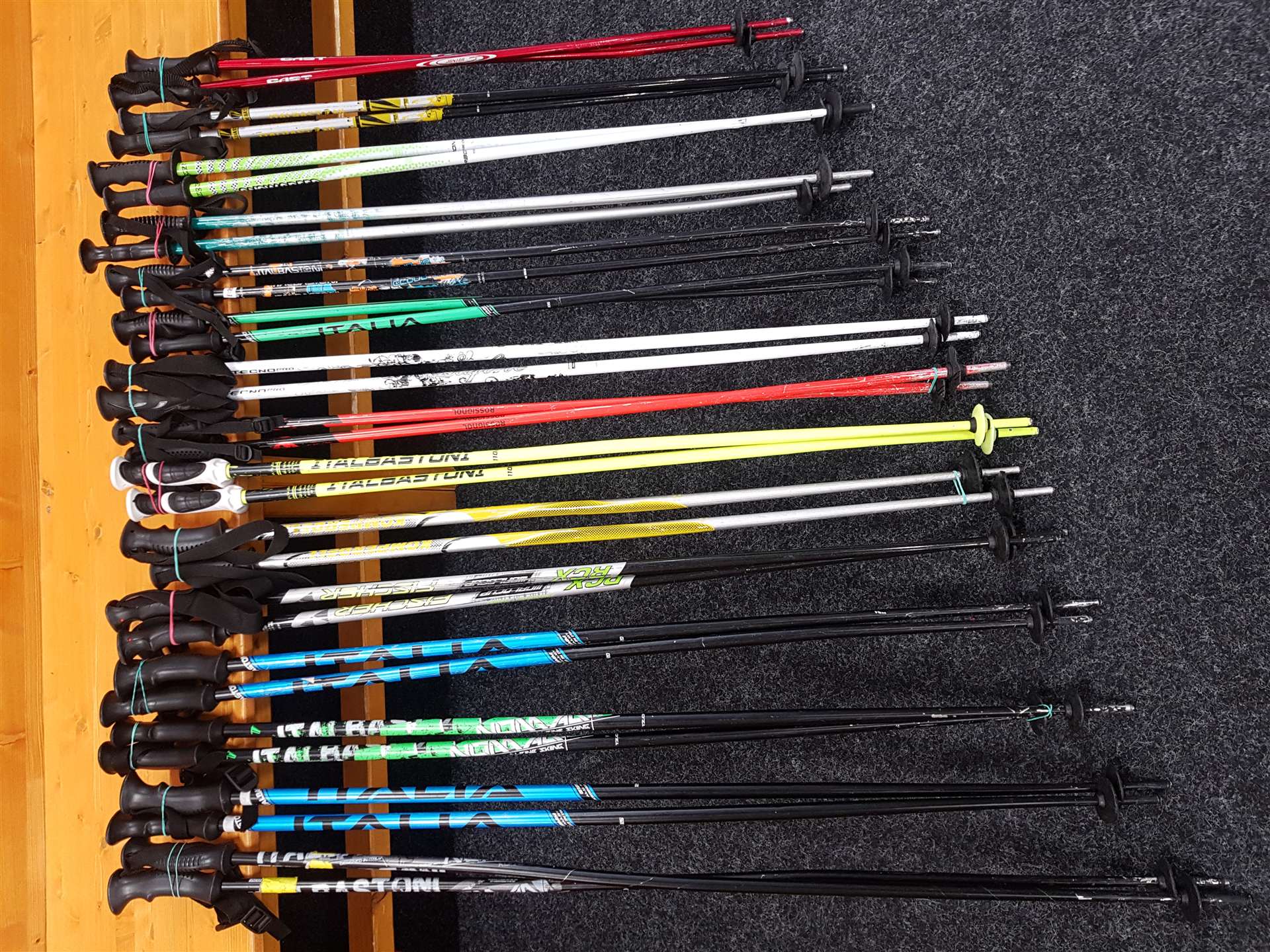 Použité palice MIX 15 ks