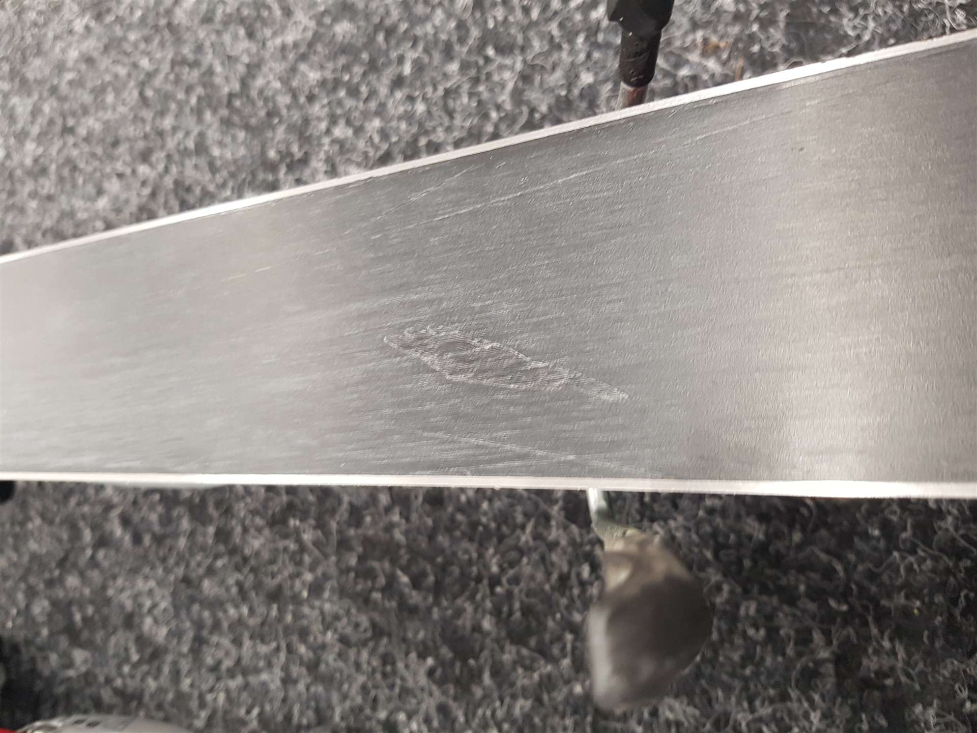 Skis de compétition VOLKL P60 GC d'occasion + fixations Marker Motion 1200