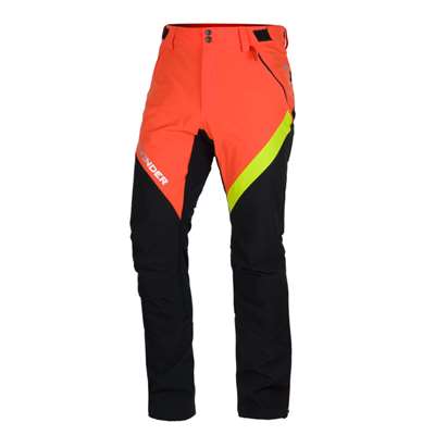 Pantaloni da sci alpinismo da uomo Northfinder RYSY 3 NO-36613SKP Nero-Arancio