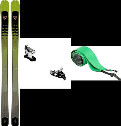 SKIALPOVÝ SET - Lyže Rossignol Escaper 80 Open + Skialp viazanie Look ST 10 + Skialp pásy Rossignol L2 Skin Escaper 80