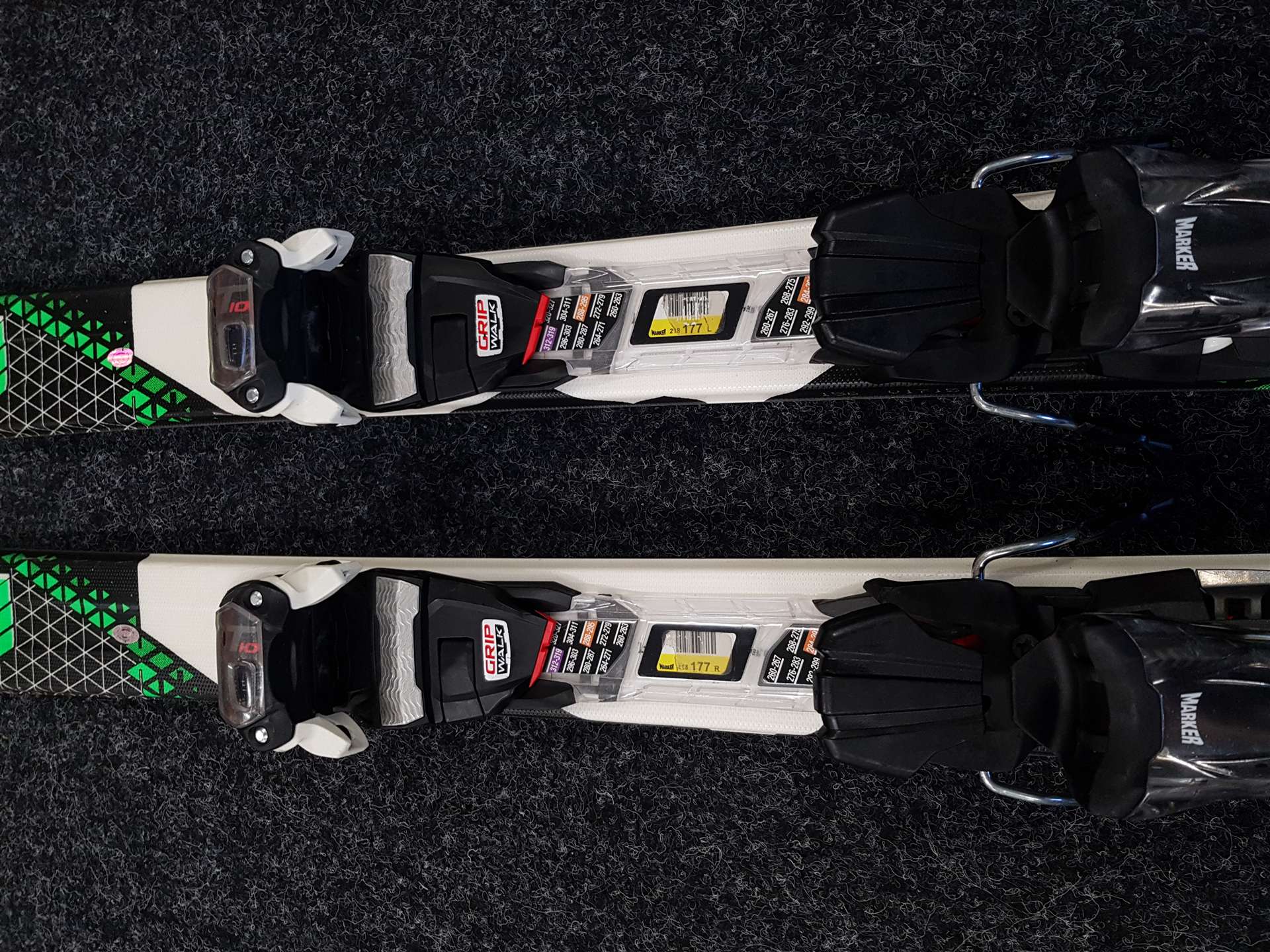 Použité lyže VOLKL Code 7.4 + viazanie Marker FTD 10