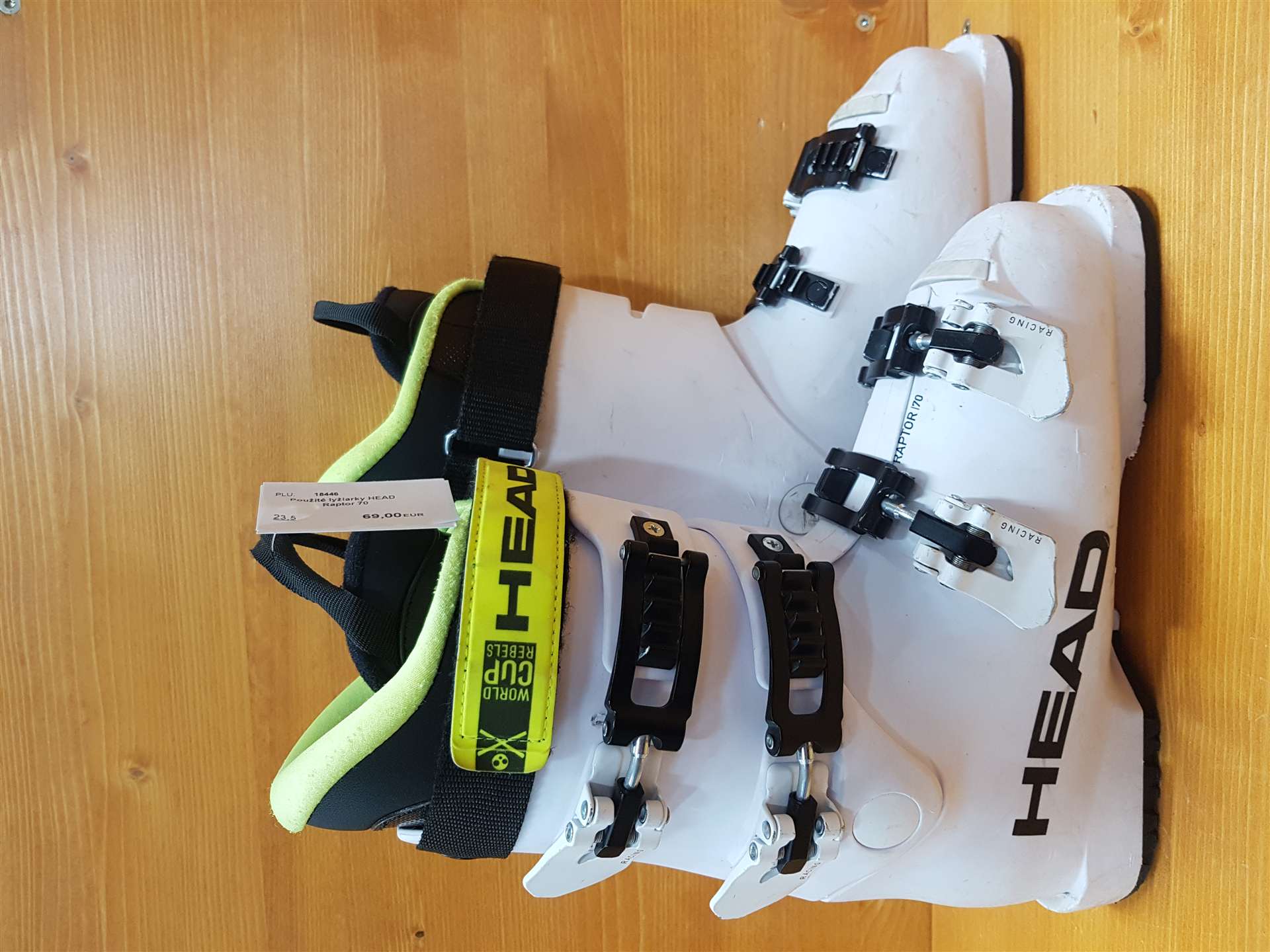 Použité lyžiarky HEAD Raptor 70