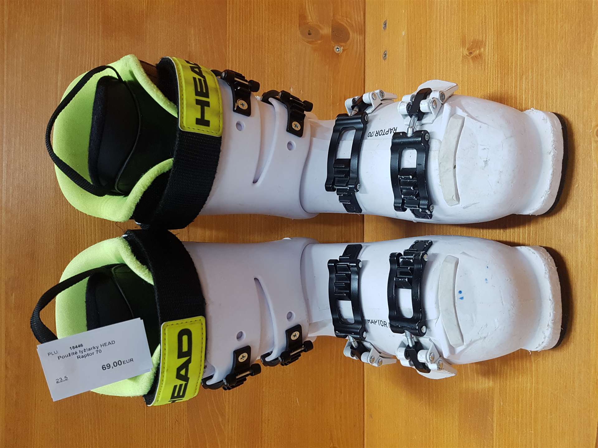 Použité lyžiarky HEAD Raptor 70