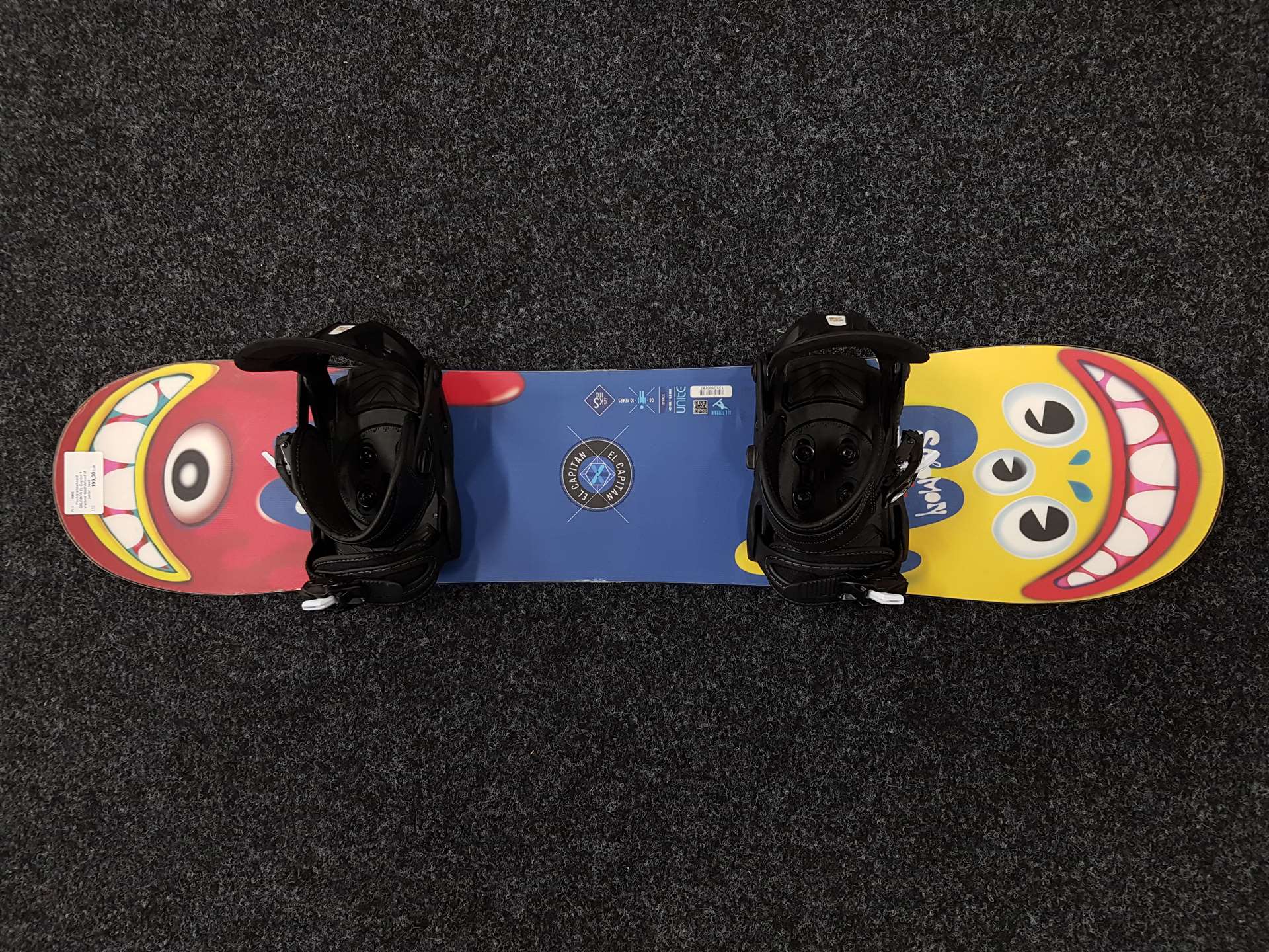 Použitý snowboard SALOMON EL Capitan + vázání Head velikost M junior - nové