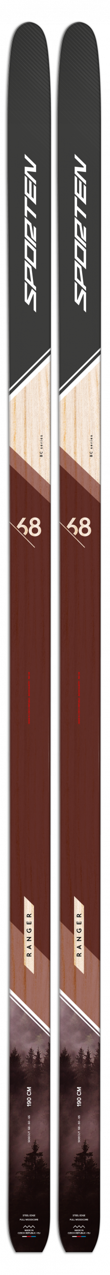Bežecké Backcountry lyže Sporten RANGER SKIN + 