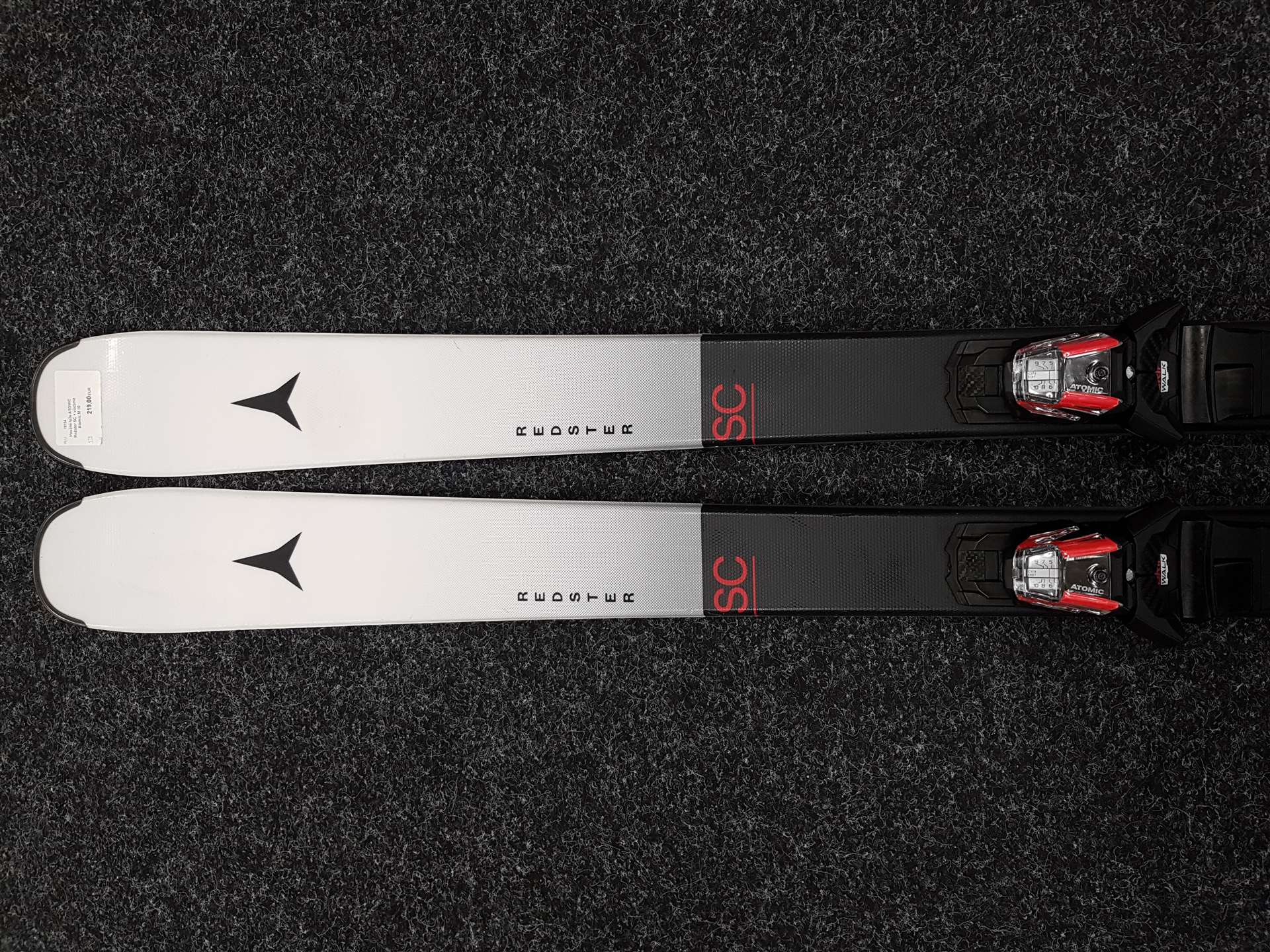 Použité lyže ATOMIC Redster SC + viazanie Atomic M 10