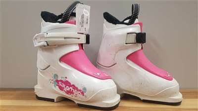 Bazárové lyžařské boty SALOMON ružové