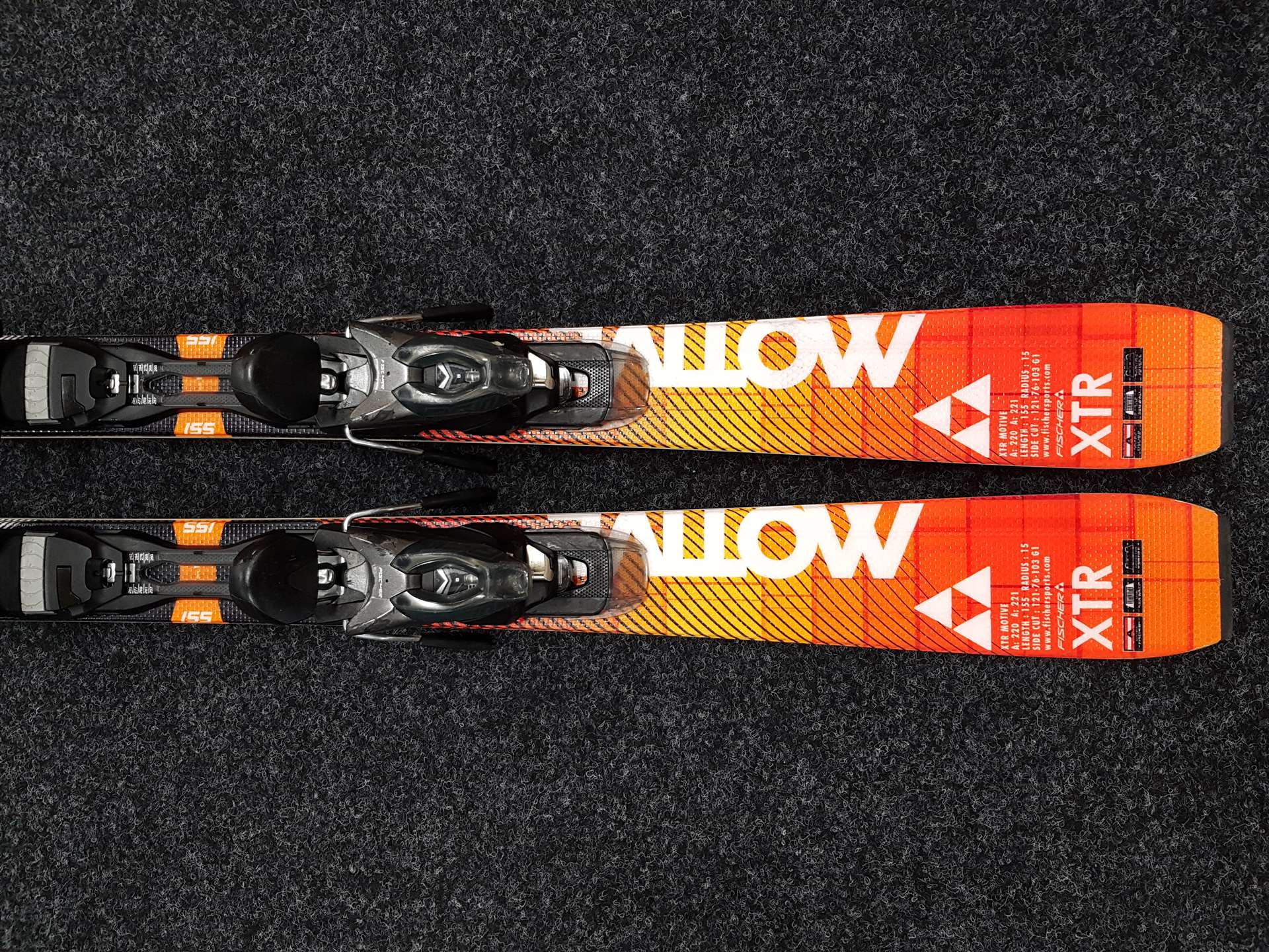 Použité lyže FISCHER XTR Motive + viazanie Fischer RS 10