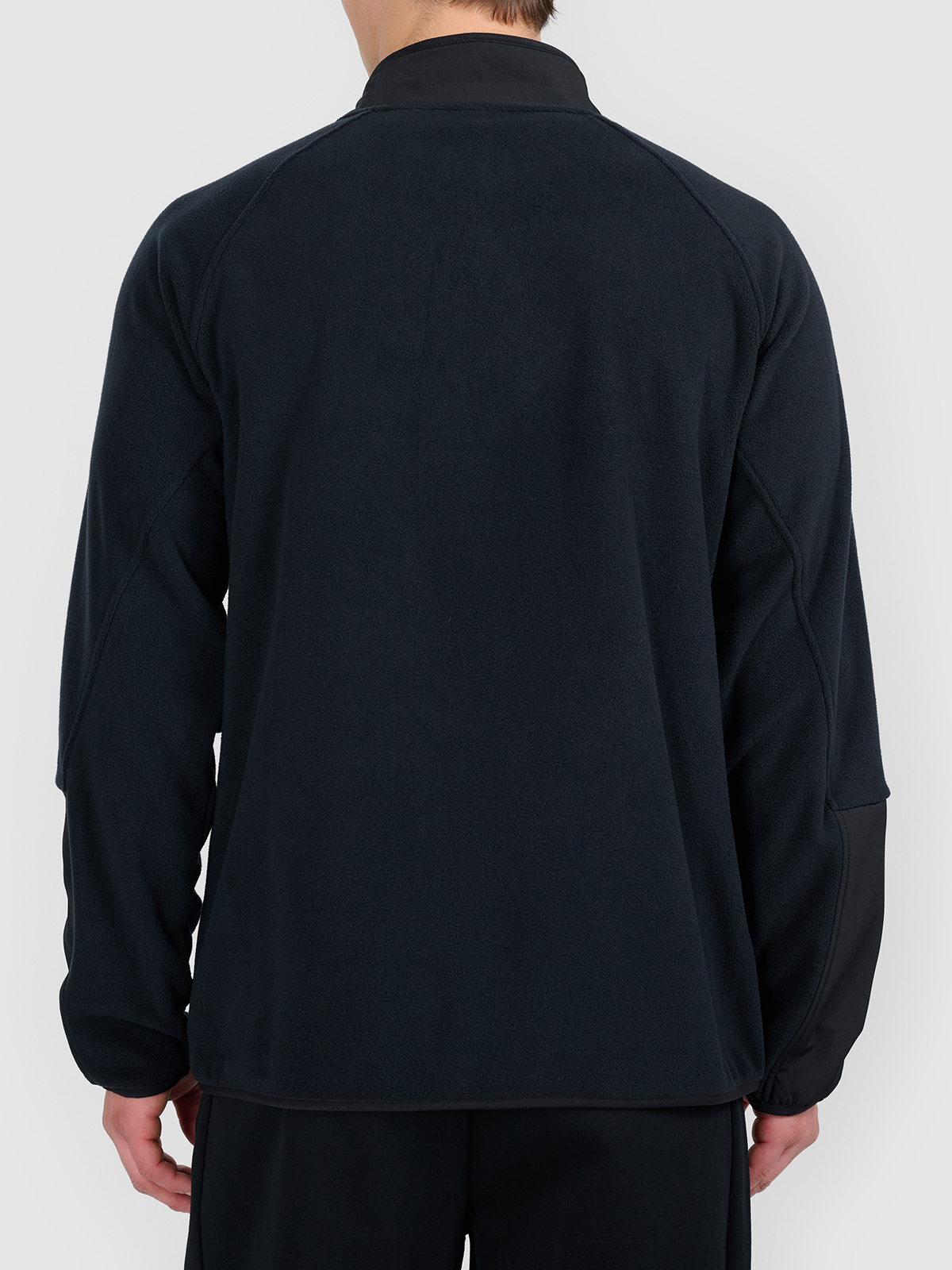 Herren-Fleece-Sweatshirt 4F M480 DEEP BLACK