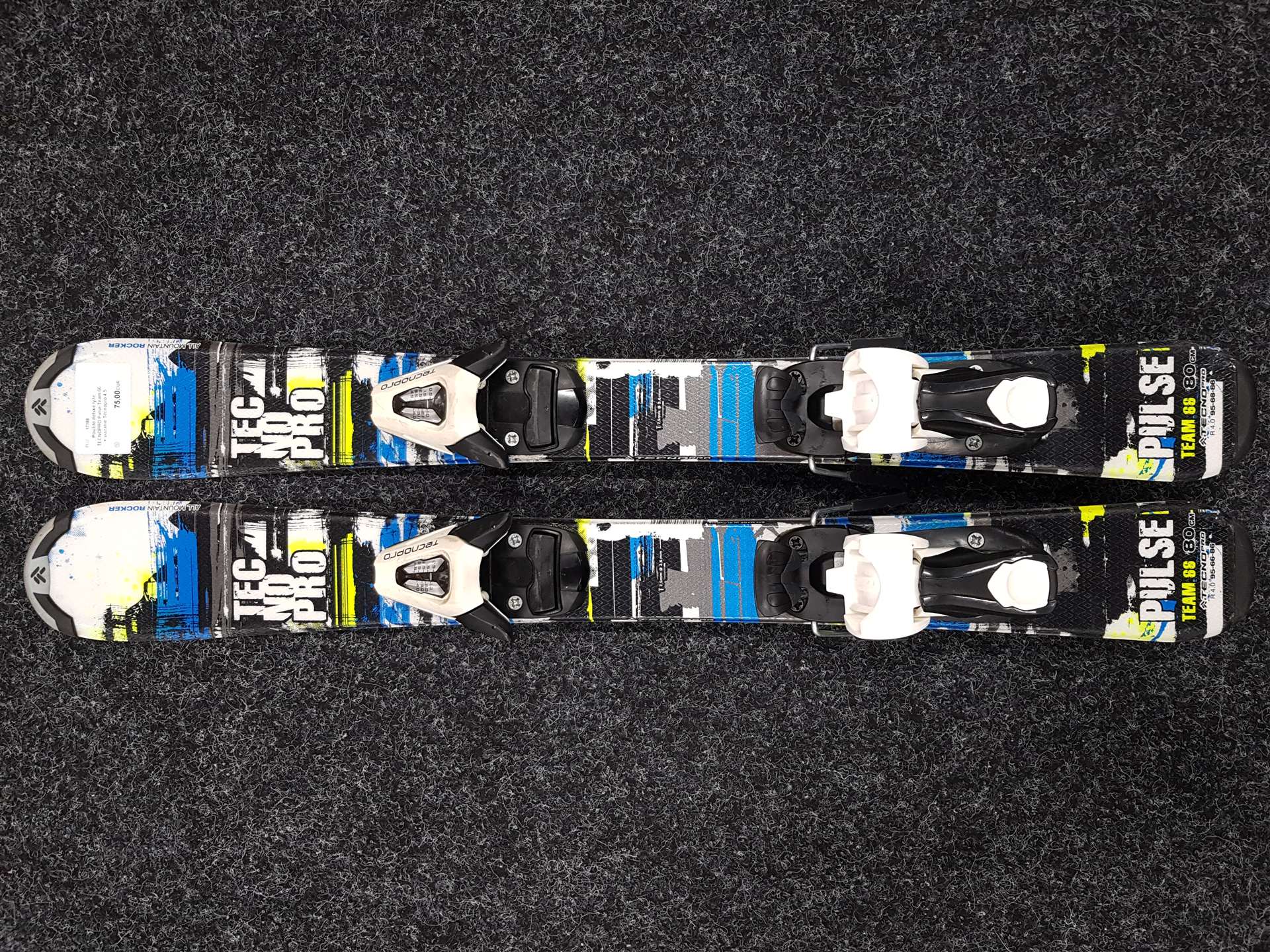 Używane narty dziecięce TECNOPRO Pulse Team 66 + wiązania Tecnopro 4.5