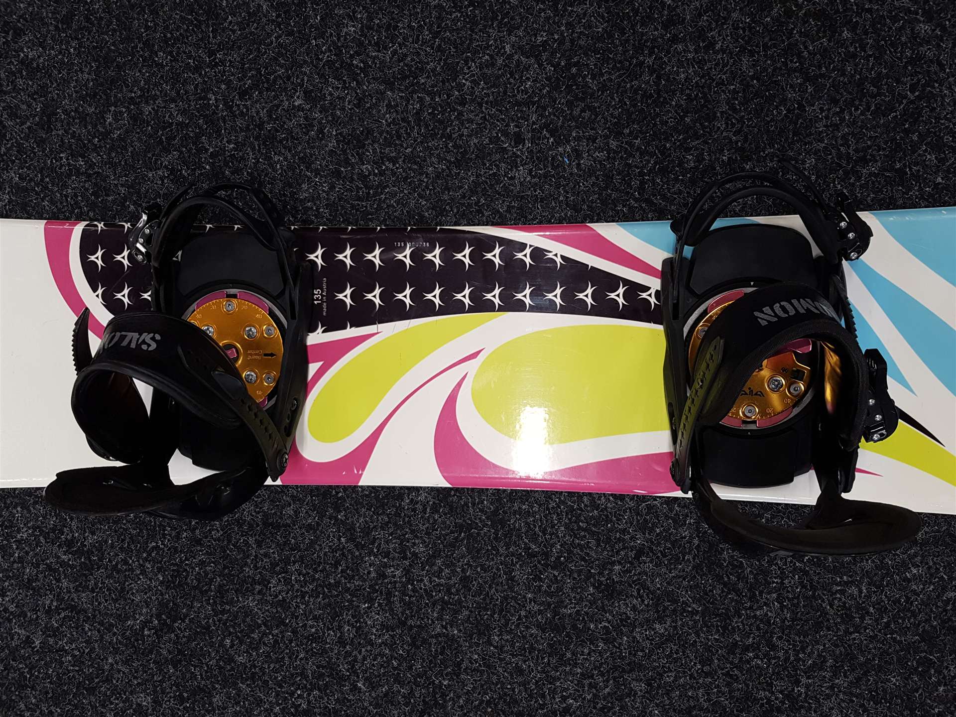 Használt RADICAL Picasso snowboard + Salomon kötés XS/S méretben