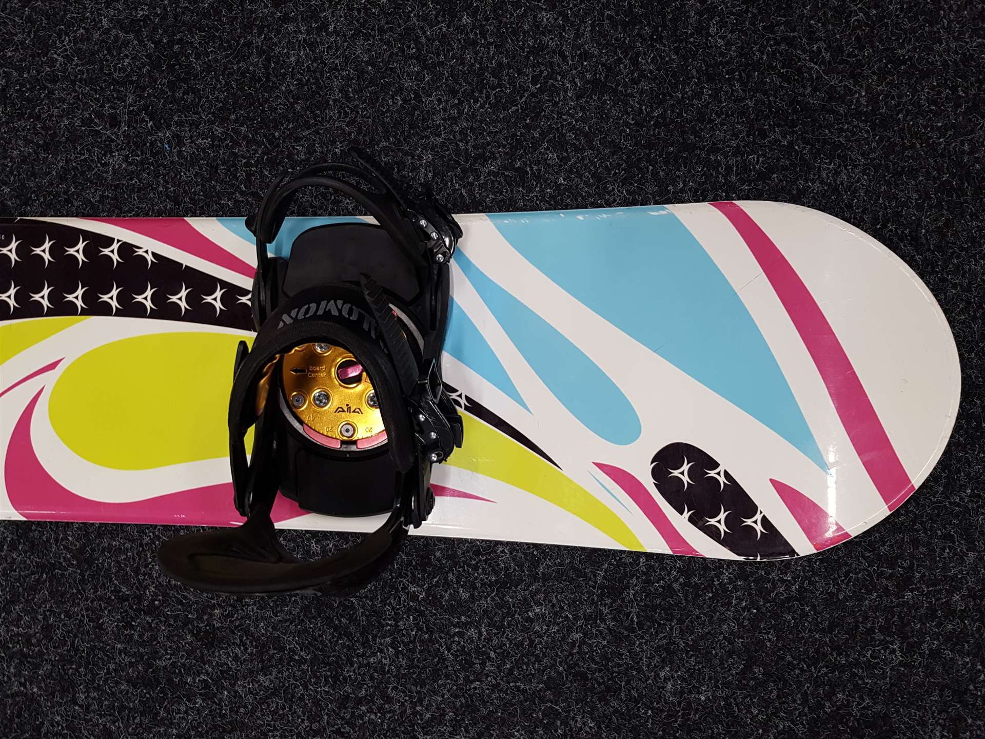 Használt RADICAL Picasso snowboard + Salomon kötés XS/S méretben