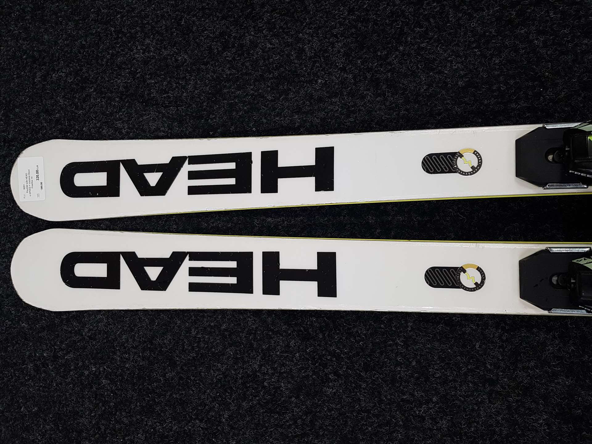 Použité lyže HEAD e-SPEED + vázání Head Freeflex 14
