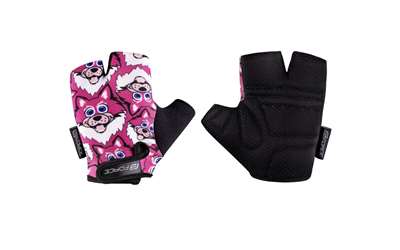 Fahrradhandschuhe Force WOLFIE KID rosa