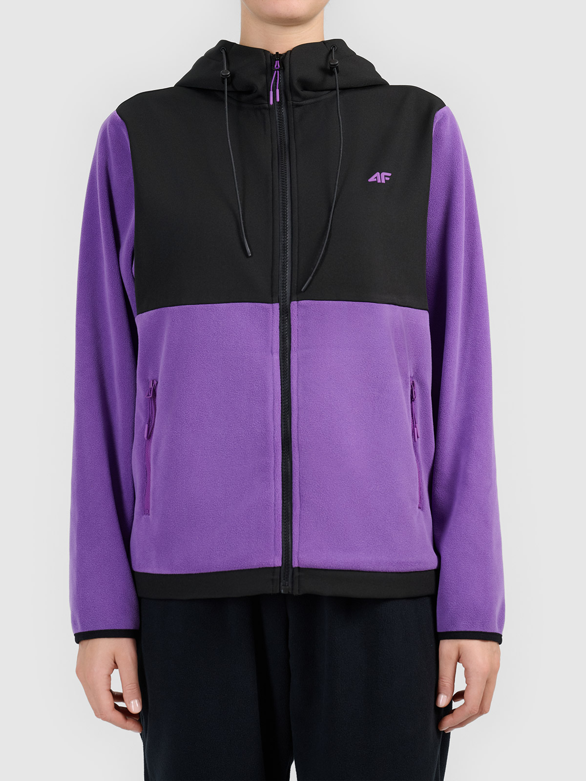 Hanorac din fleece pentru femei 4F F465 VIOLET