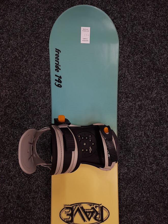 Gebrauchtes Rave Freeride Snowboard + SnowPro Modular Bindungen Größe M/L