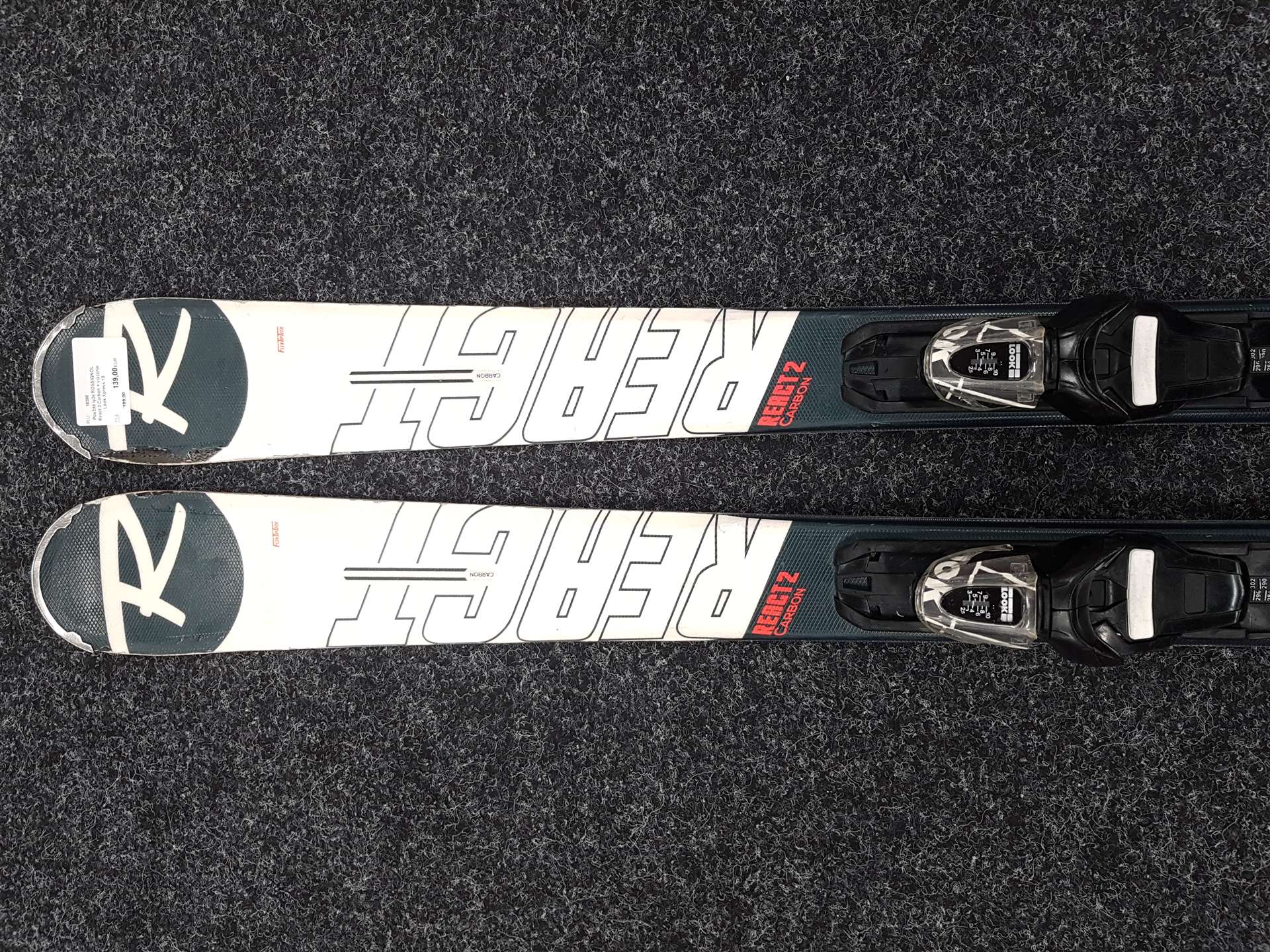 Sci usati ROSSIGNOL React 2 Carbon + attacchi Look Xpress 10