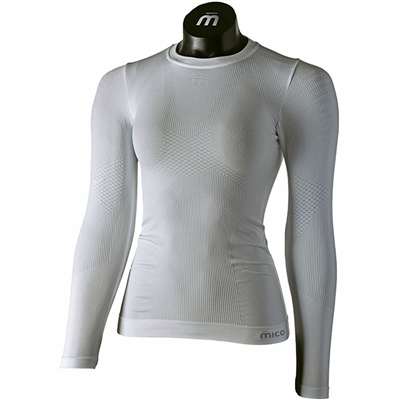 Ropa interior térmica para mujer MICO MAGLIA G/C M/L WOMAN ACTIVE SKIN, BIANCO
