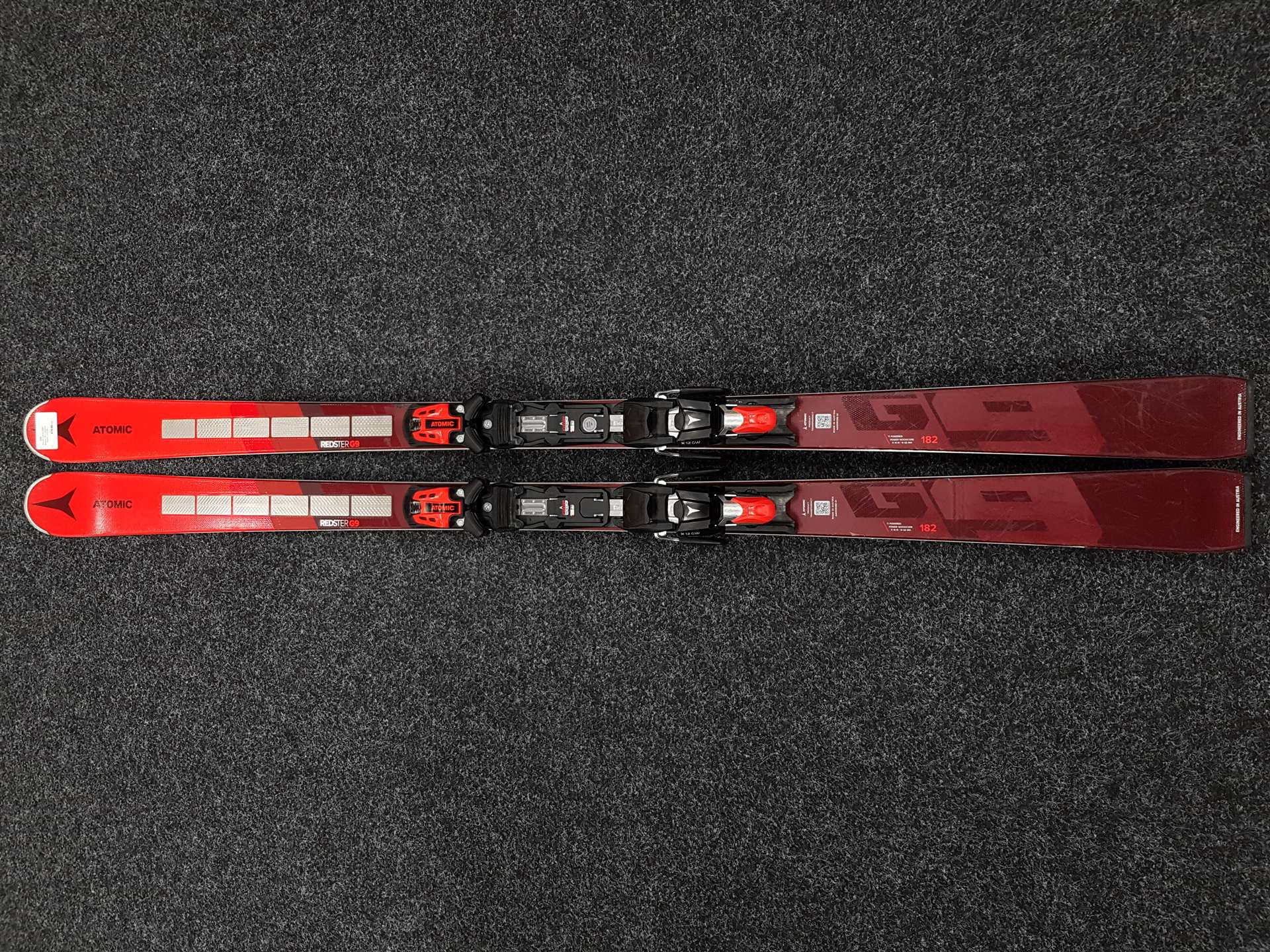Używane narty ATOMIC Redster G9 + wiązania Atomic X12 GW