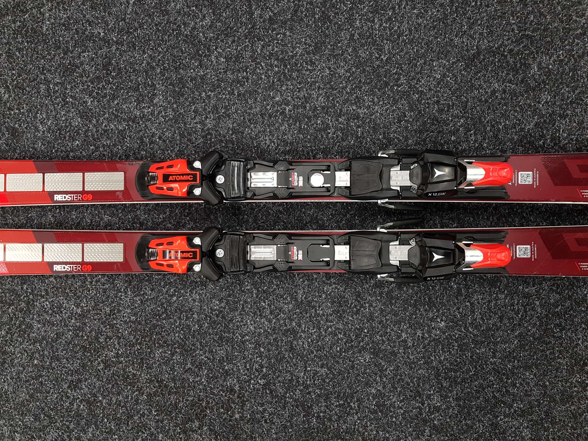 Używane narty ATOMIC Redster G9 + wiązania Atomic X12 GW