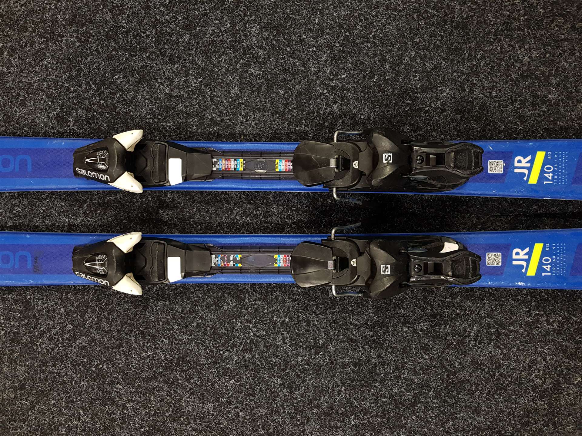 Gebrauchte Skier SALOMON S/Race JR + Bindungen Salomon 7