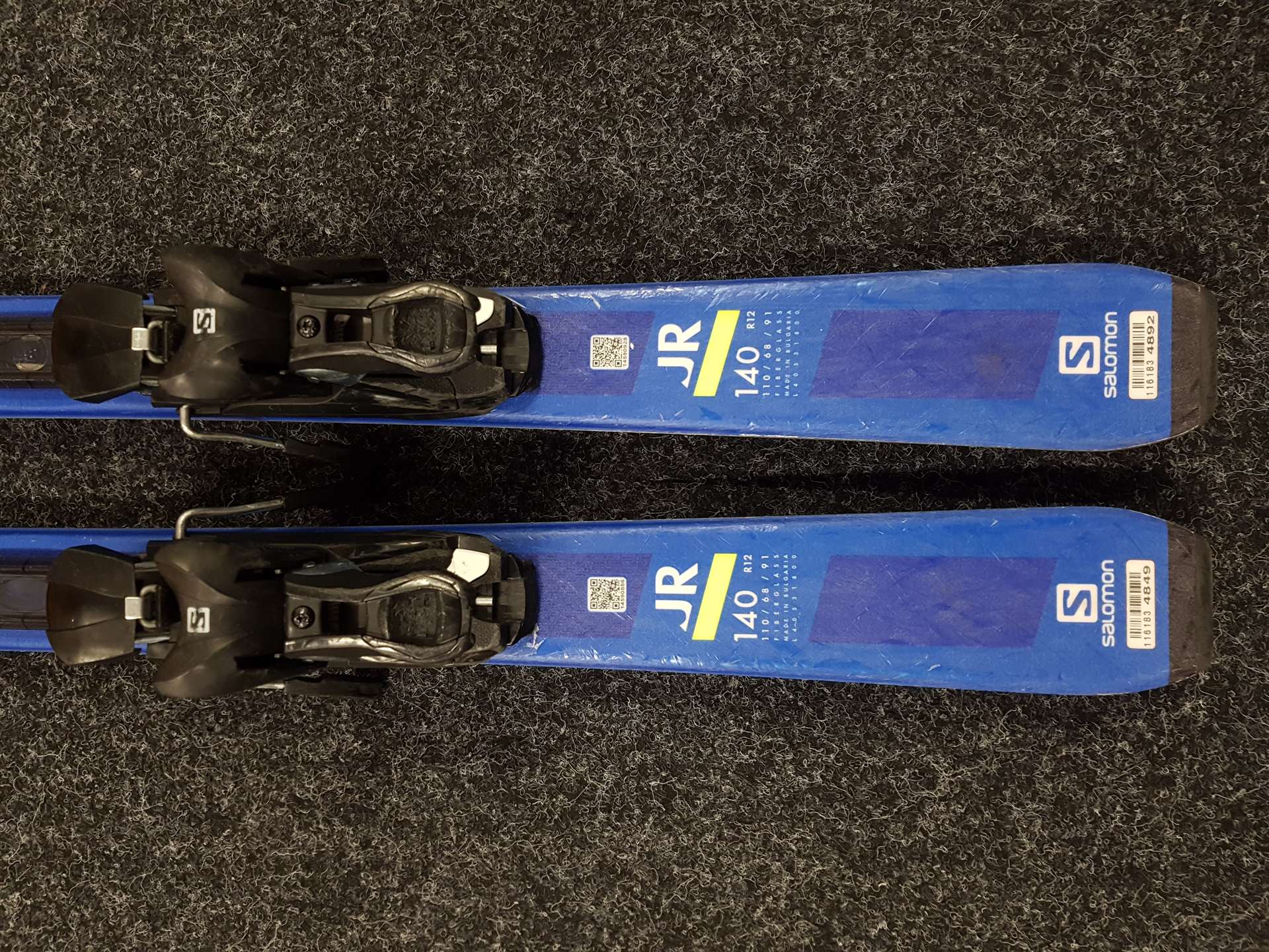 Gebrauchte Skier SALOMON S/Race JR + Bindungen Salomon 7