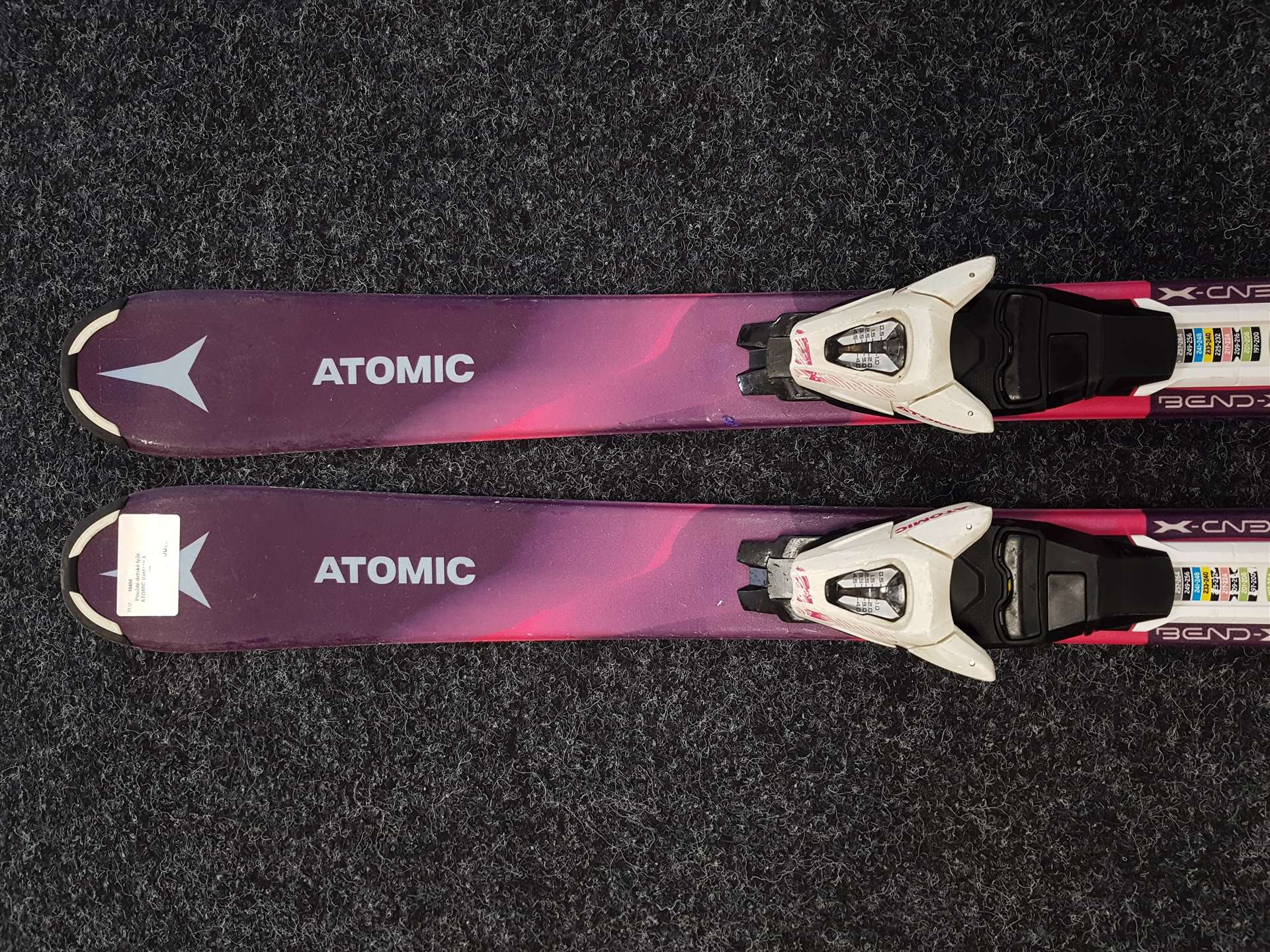 Sci da bambino ATOMIC Vantage X usati + attacchi Atomic 4.5