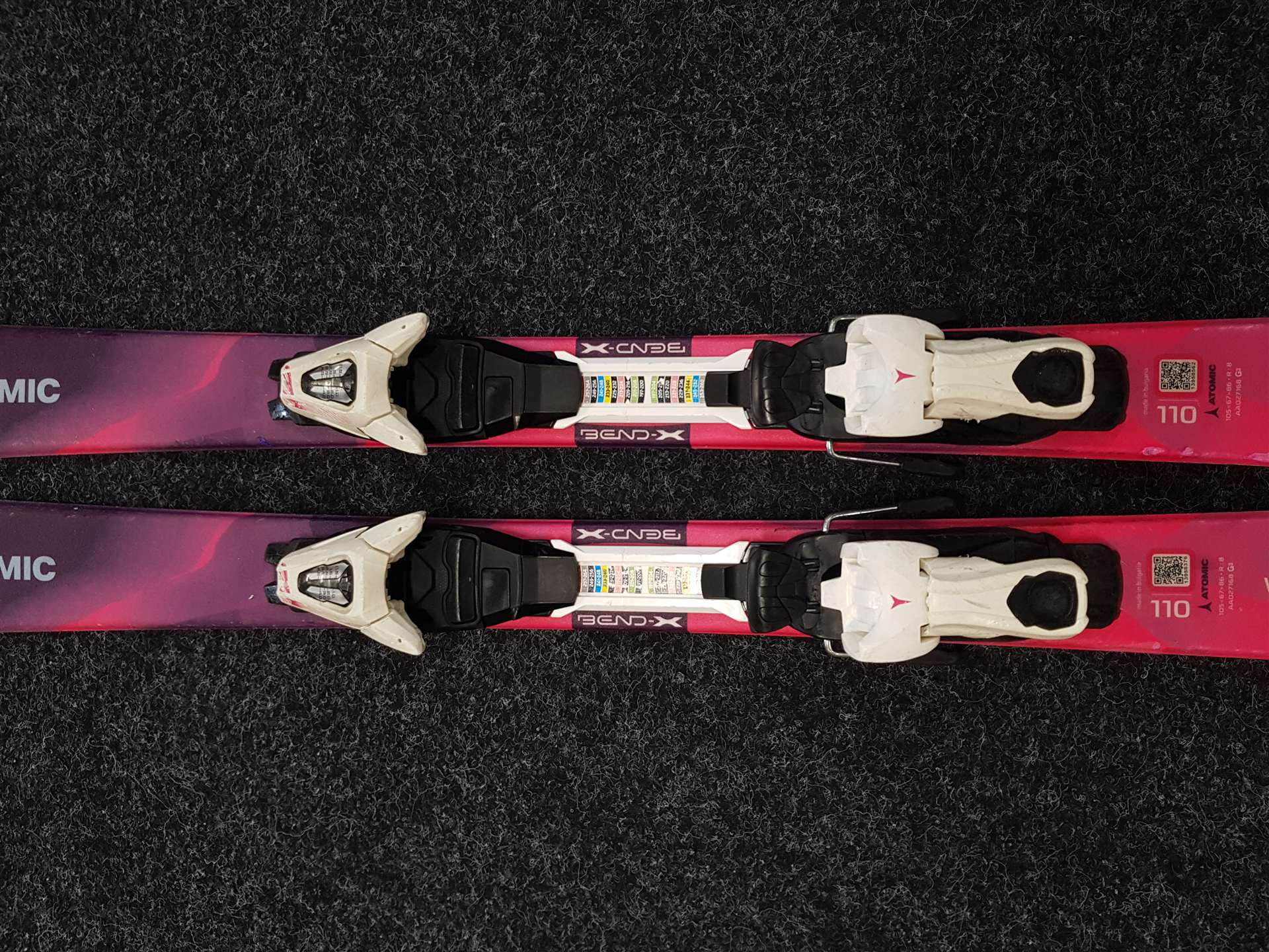 Sci da bambino ATOMIC Vantage X usati + attacchi Atomic 4.5