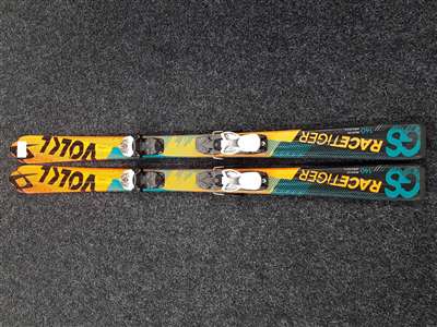 Esquís VOLKL Racetiger GS usados + fijaciones Marker 4.5