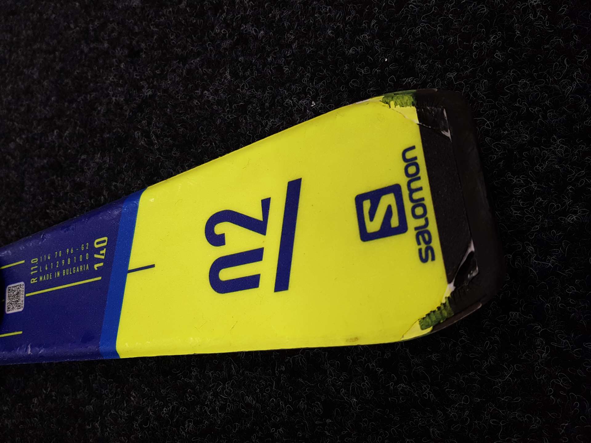 Skis SALOMON Max d'occasion + fixations Salomon M10