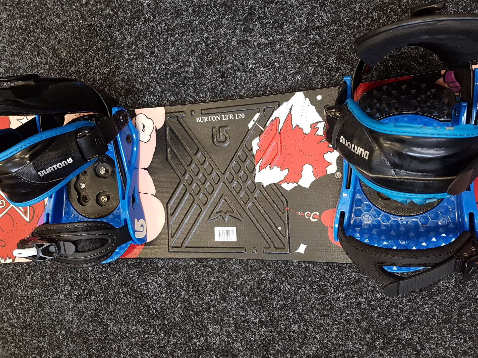 Použitý snowboard BURTON LTR 120 + vázání Burton velikost S