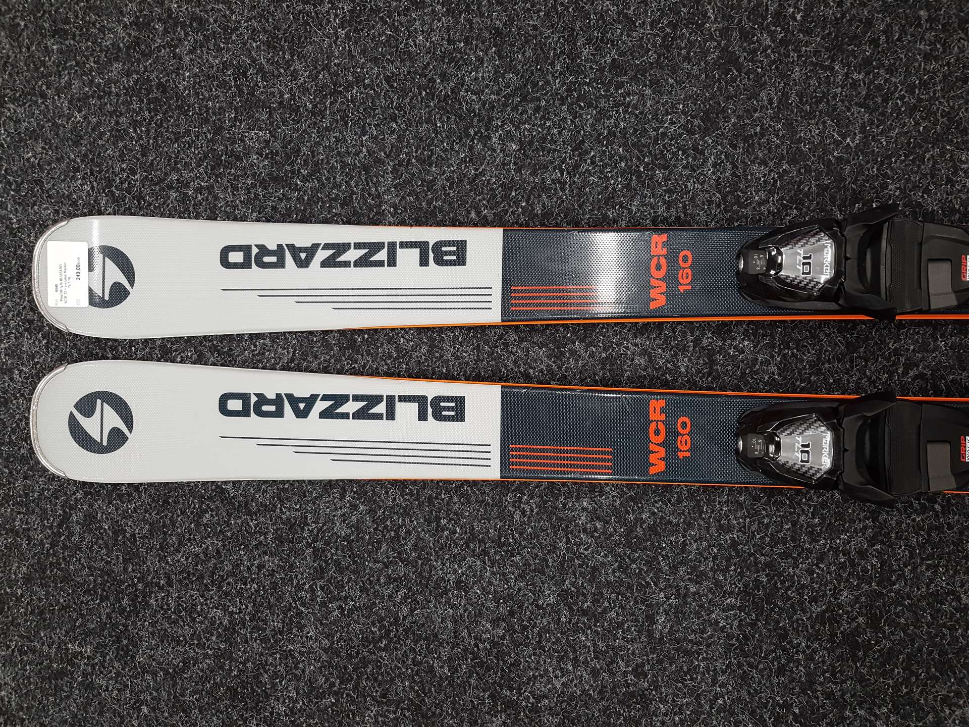 Skis d'occasion BLIZZARD WCR 72 + fixations Marker TLT 10