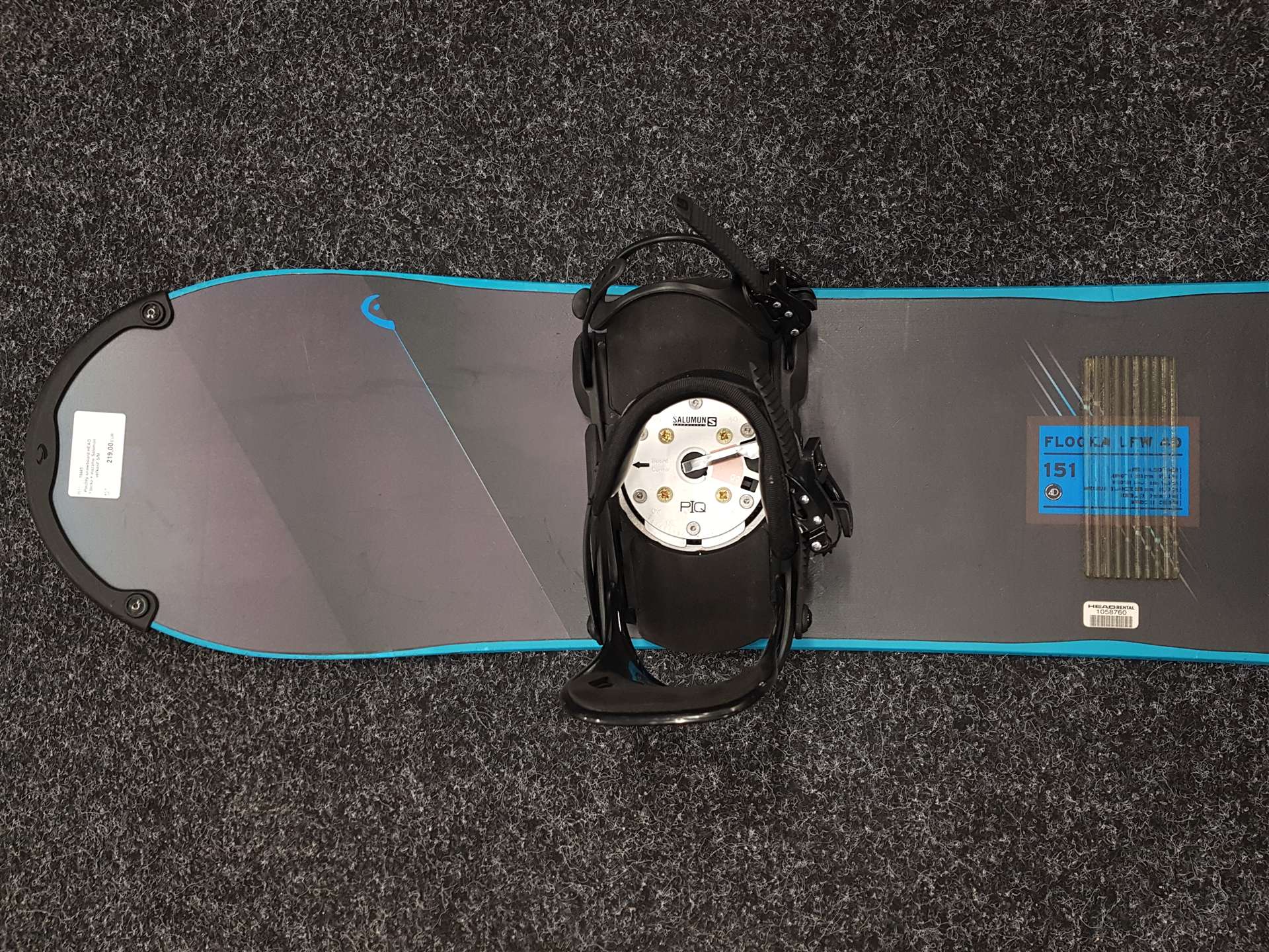 Używana deska snowboardowa HEAD Flocka + wiązania Salomon rozmiar S/M