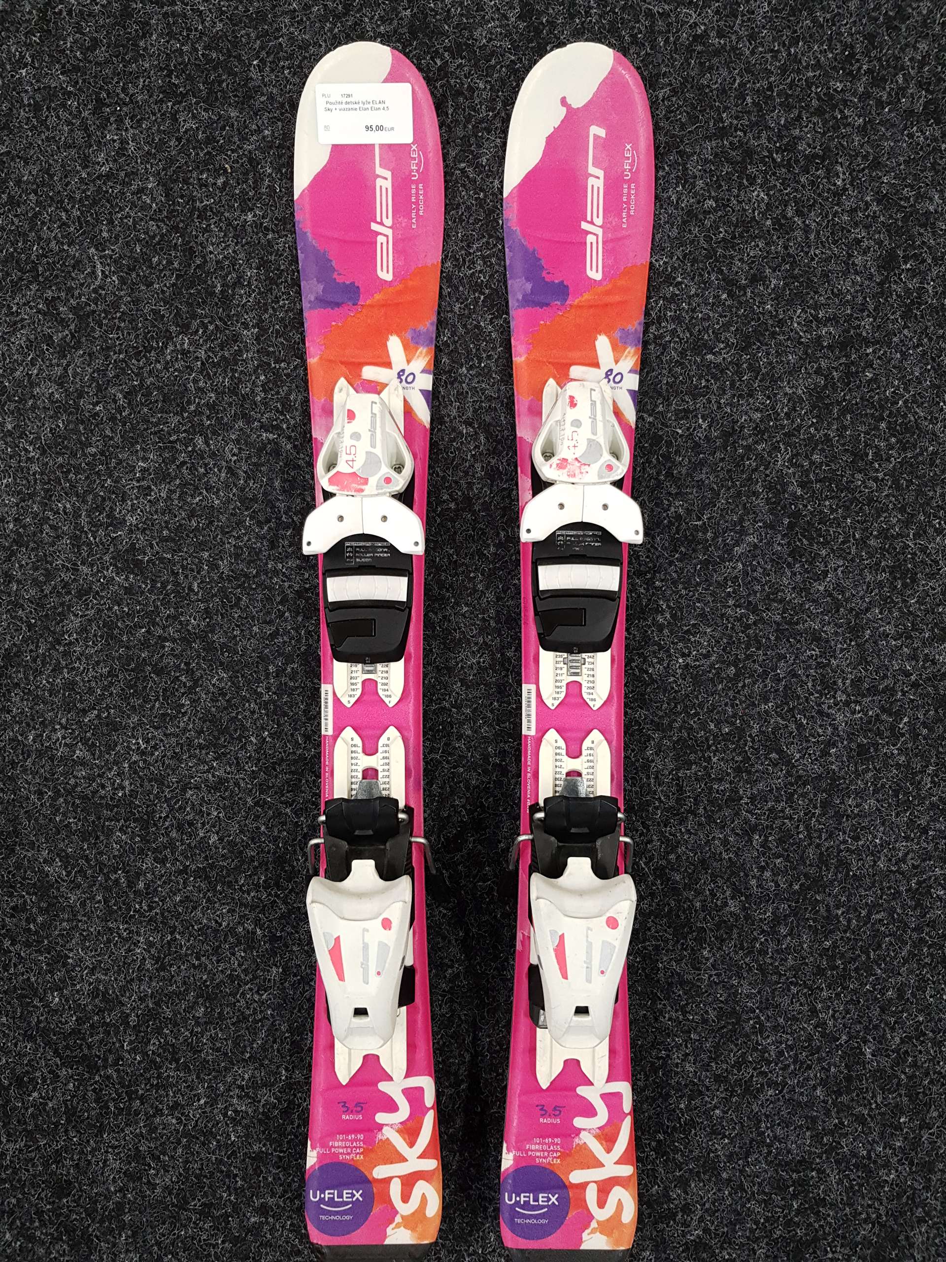 Sci usati per bambini ELAN Sky + attacchi Elan Elan 4.5